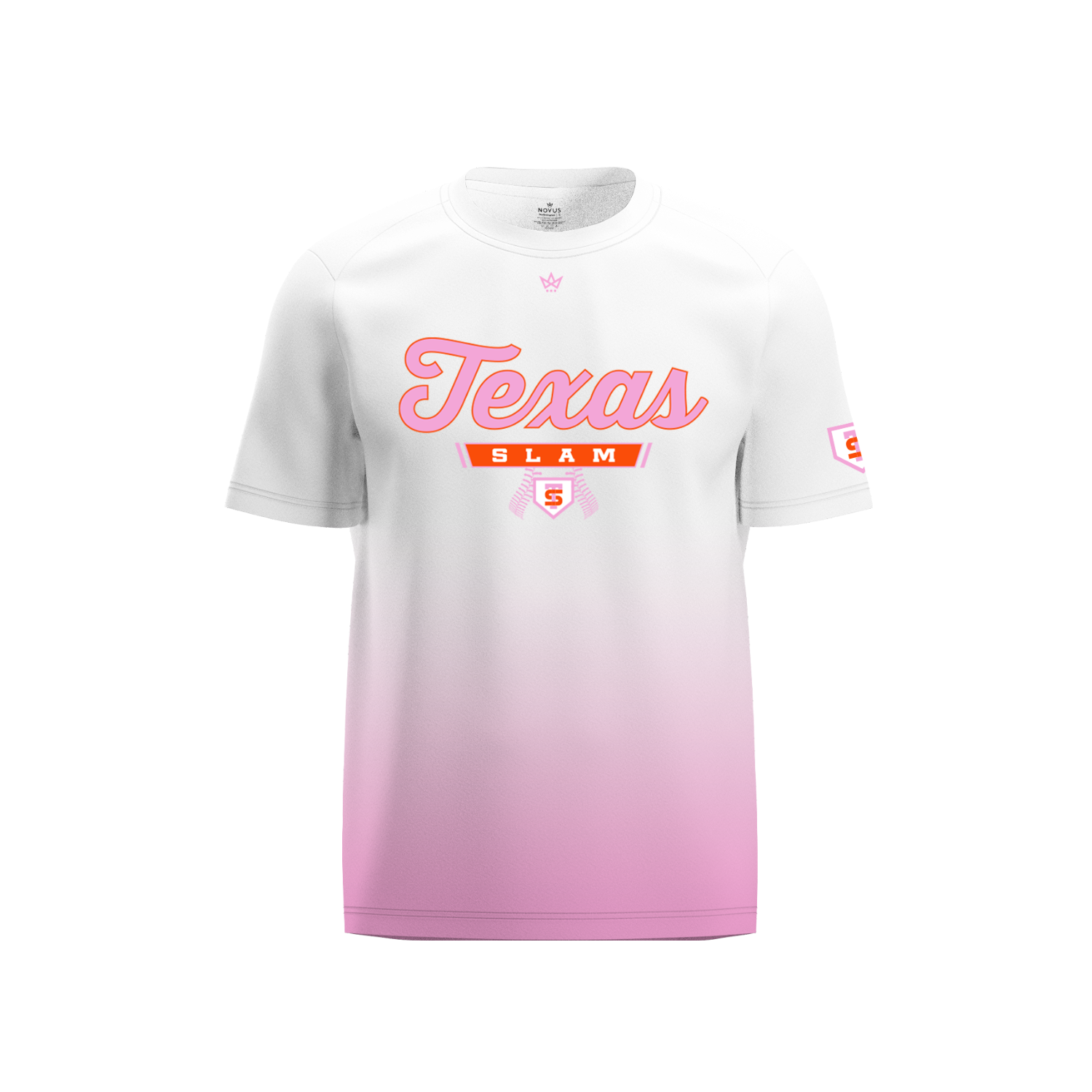 TEXAS SLAM PERFORMANCE SS TEE - PINK