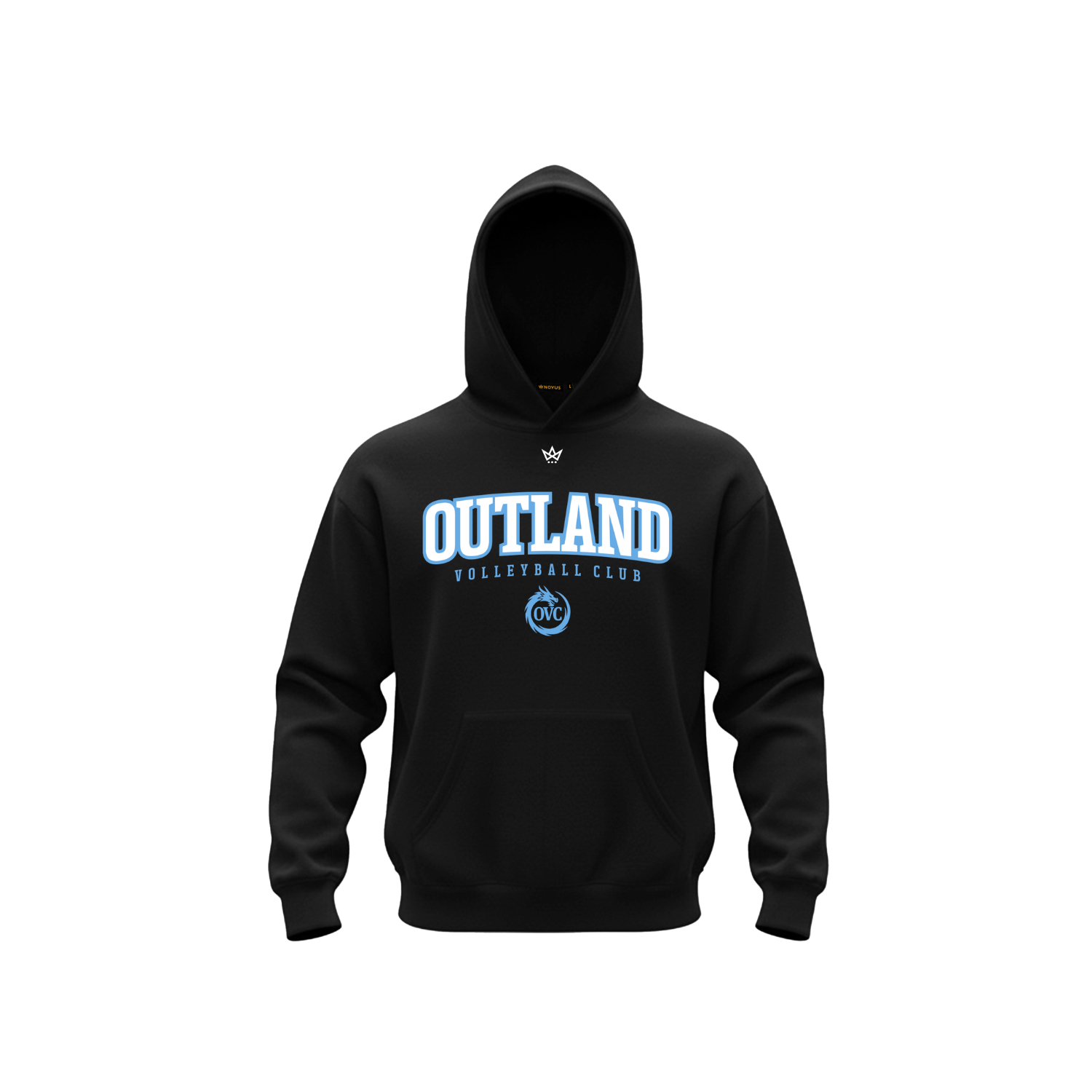 OUTLAND VOLLEYBALL CLUB COTTON FLEECE HOODIE