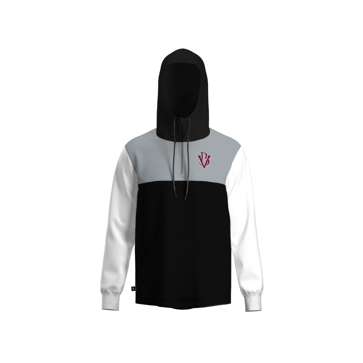 BOULDER VALLEY BASEBALL PANELED HOODIE
