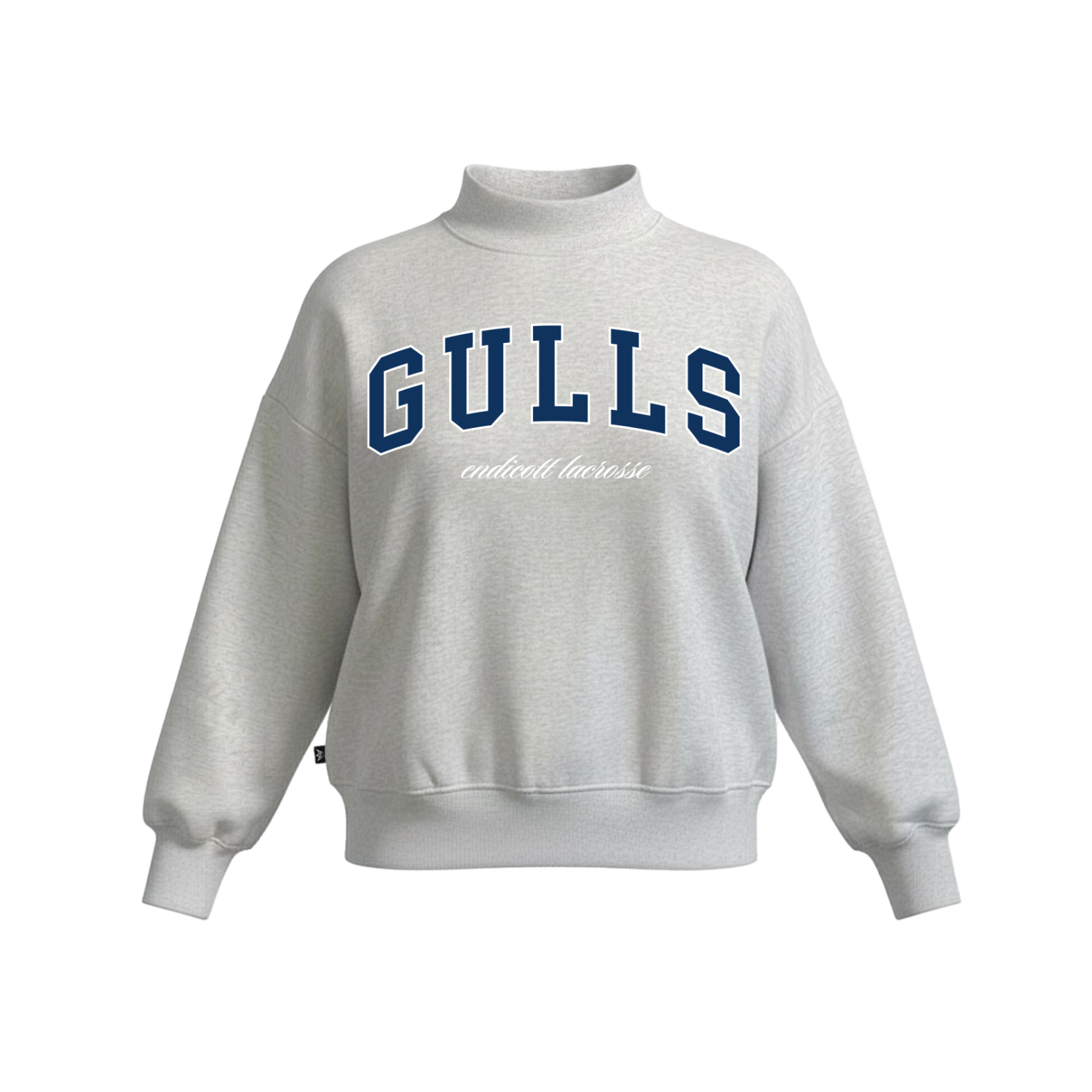 ENDICOTT LAX WOMEN'S COTTON FLEECE MOCKNECK - TT