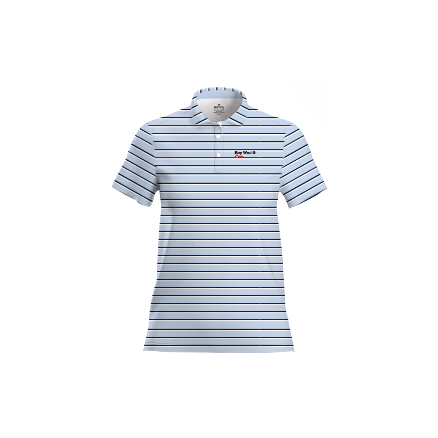 KEY BANK INVESTMENTS WOMEN'S SUB PERFORMANCE POLO - BLUE