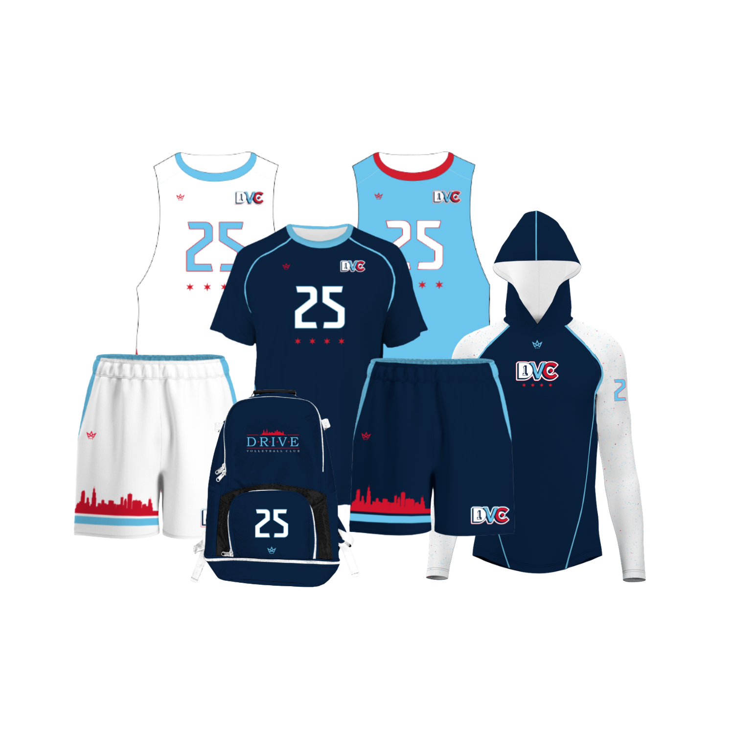 Drive Volleyball Club Boys Player Pack