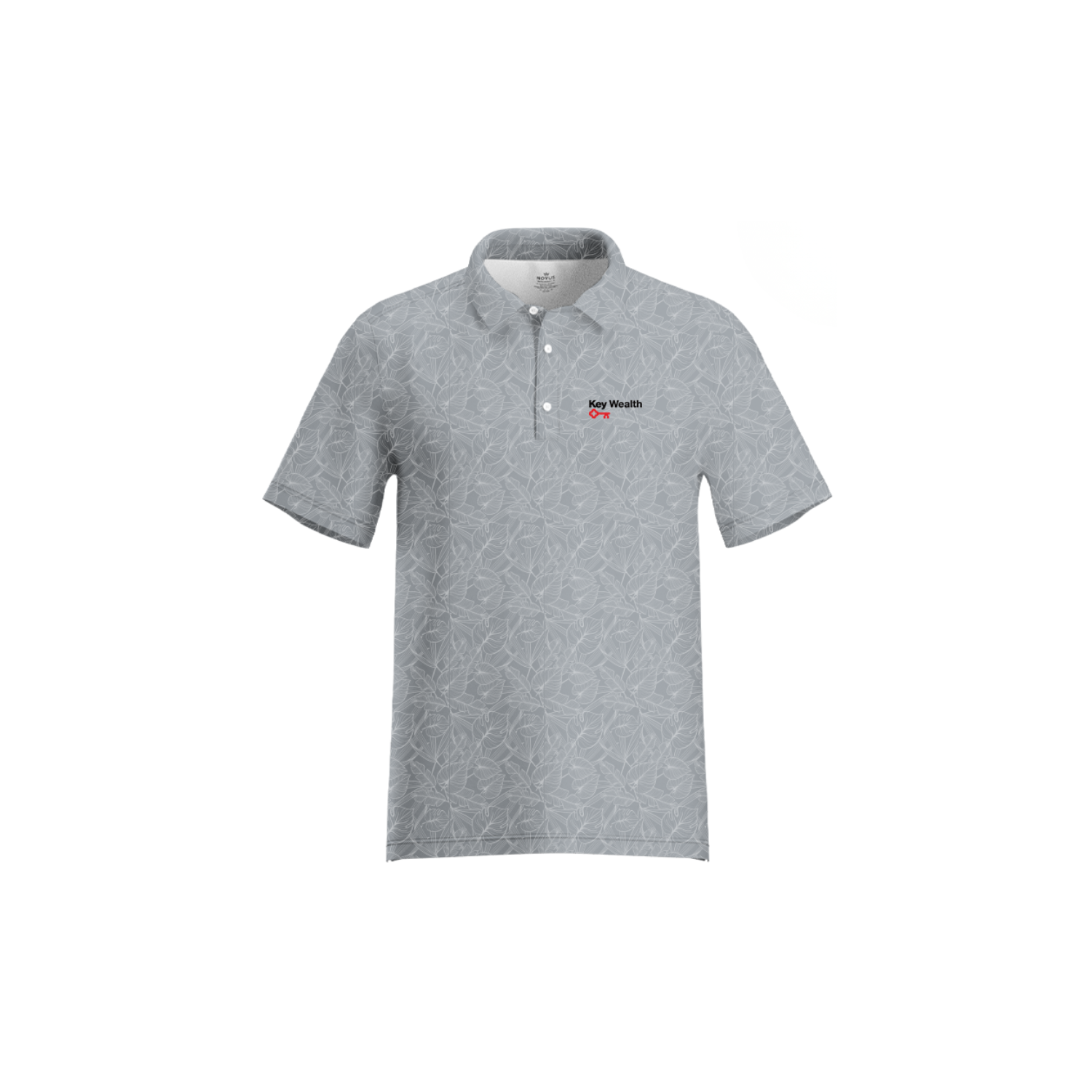 KEY BANK INVESTMENTS SUB PERFORMANCE POLO - GRAY
