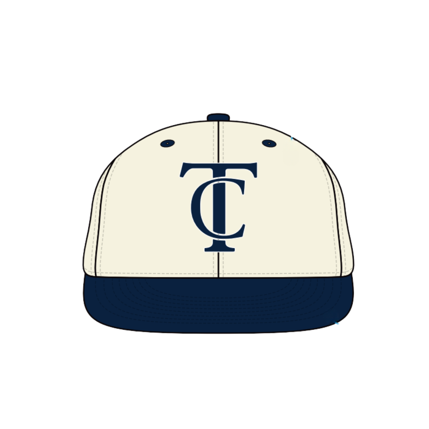 TC BOMBERS FALL 2026 FITTED GAME HAT - CREAM