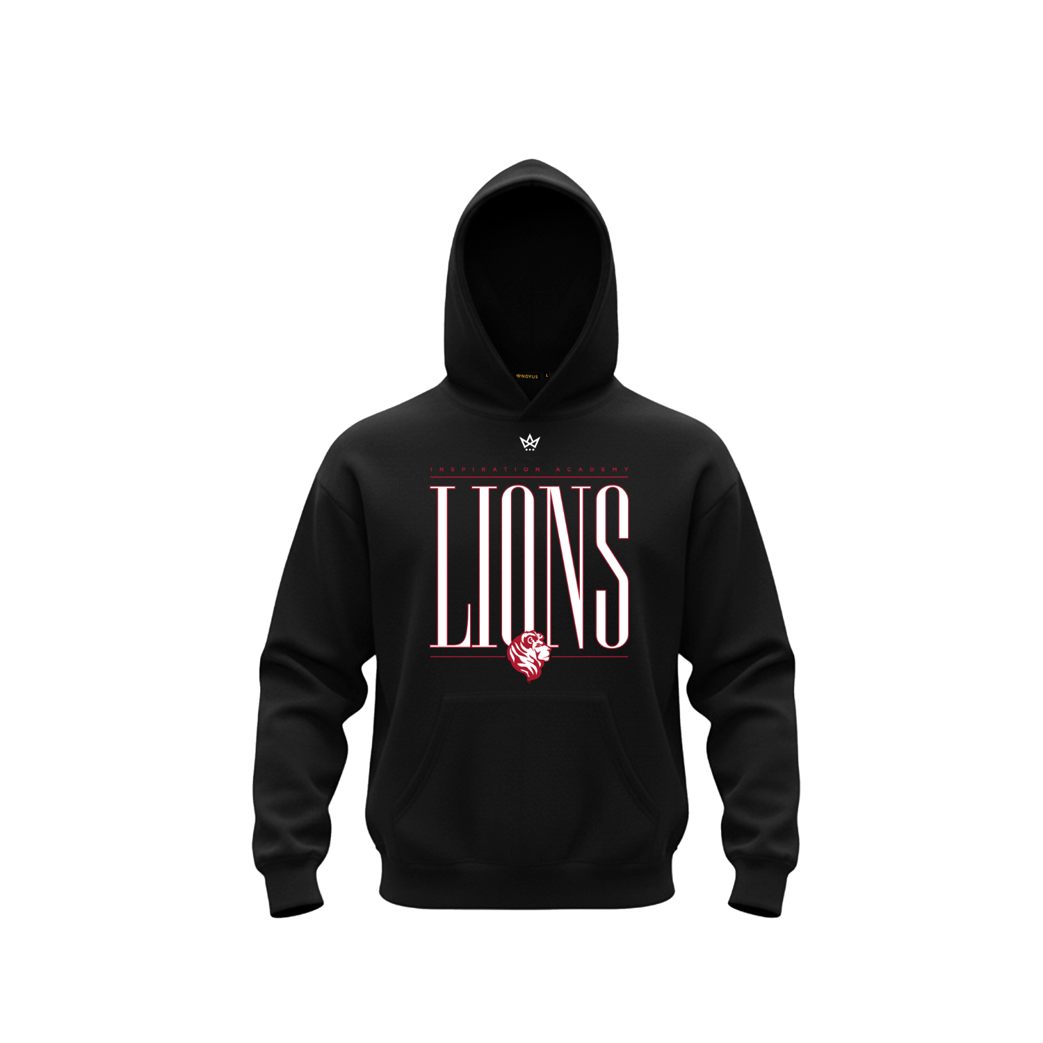 INSPIRATION ACADEMY ACCESS COTTON FLEECE HOODIE [BLACK]