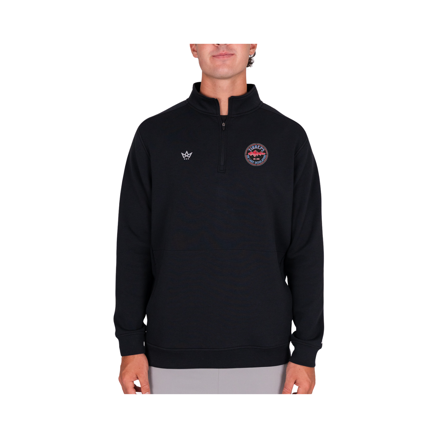 TINNEY'S 2026 ROYALKNIT QUARTER-ZIP - ONYX