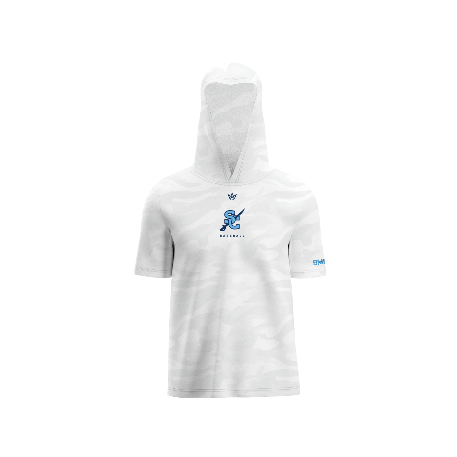 SOUTHSIDE CHRISTIAN SCHOOL BASEBALL PERFORMANCE SS HOODIE [WHITE CAMO]