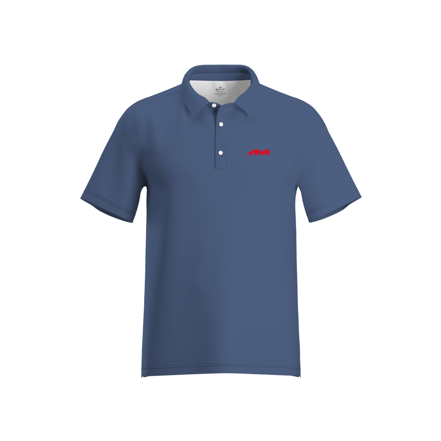 AMTS MEN'S SUB PERFORMANCE POLO - SLATE BLUE