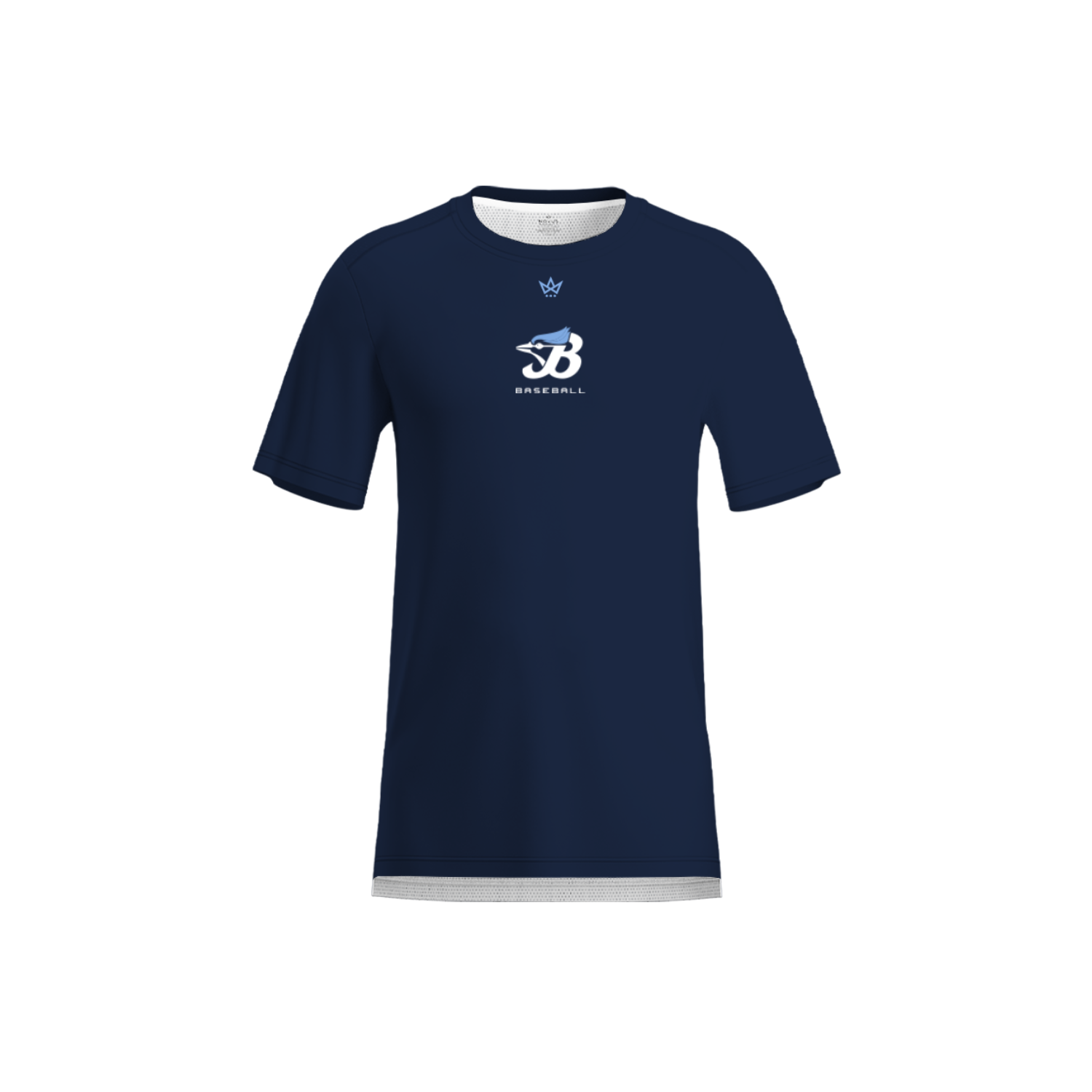 JAYBIRD BASEBALL AURA TEE - NAVY