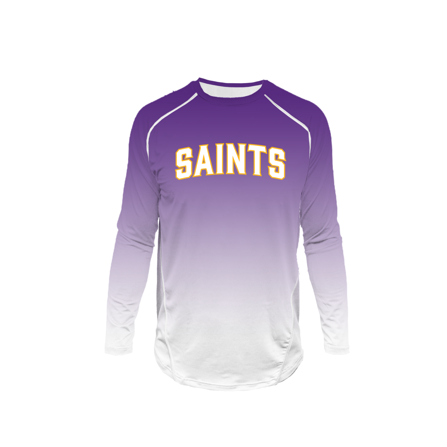 SPA CATHOLIC GIRLS SOCCER PRO VENTED LS [PURPLE FADE]