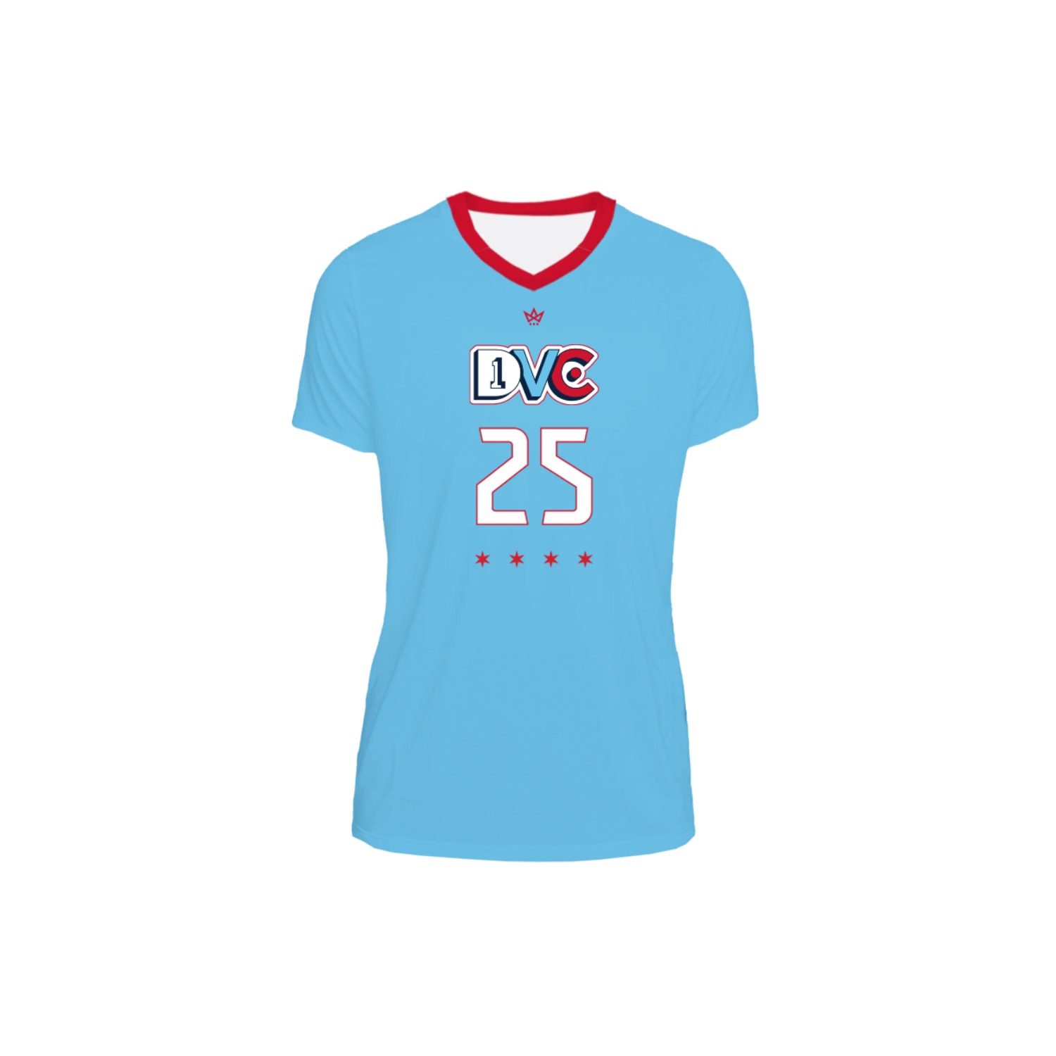 DRIVE VOLLEYBALL CLUB WOMEN'S PERFORMANCE V-NECK SS TEE JERSEY