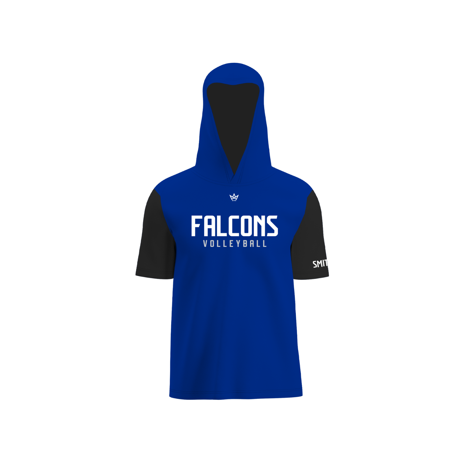 HEALTH SCIENCE CHARTER SCHOOL VOLLEYBALL PERFORMANCE SS HOODIE [BLUE]
