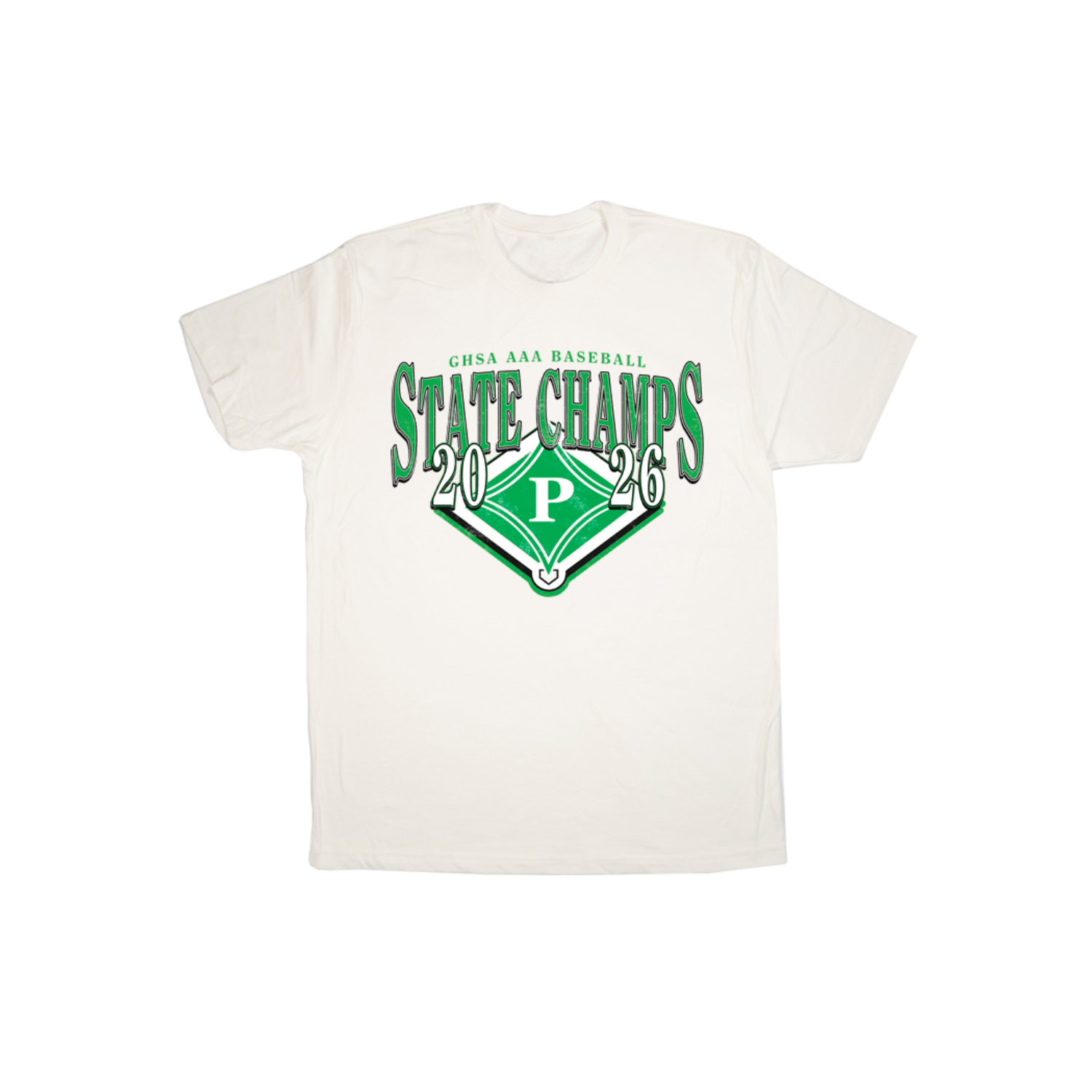 PICKENS BASEBALL STATE CHAMPS BASIC COTTON SS TEE - WHITE