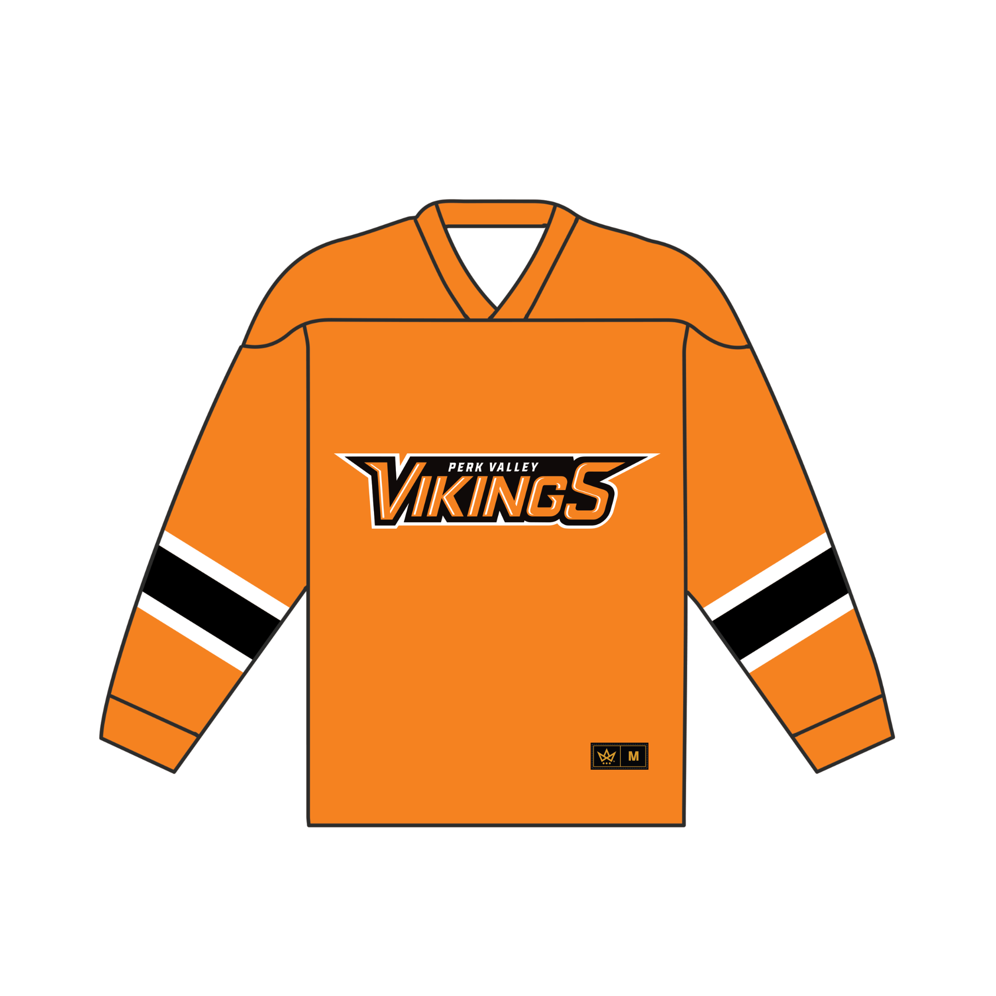 PERKIOMEN VALLEY PERFORMANCE MESH PRACTICE HOCKEY JERSEY (ORANGE)