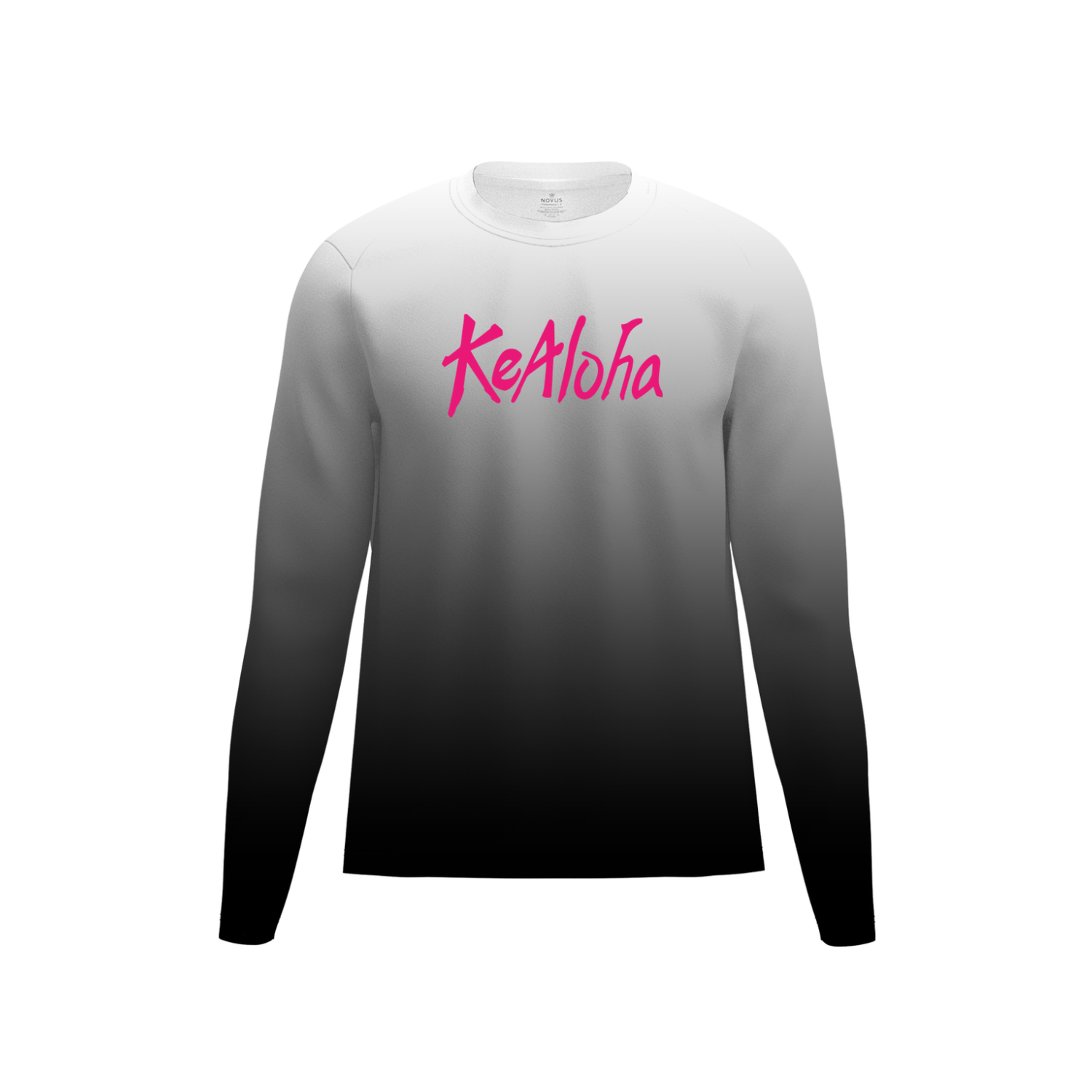 KEALOHA VOLLEYBALL GIRLS PERFORMANCE LS [BLACK/WHITE FADE]