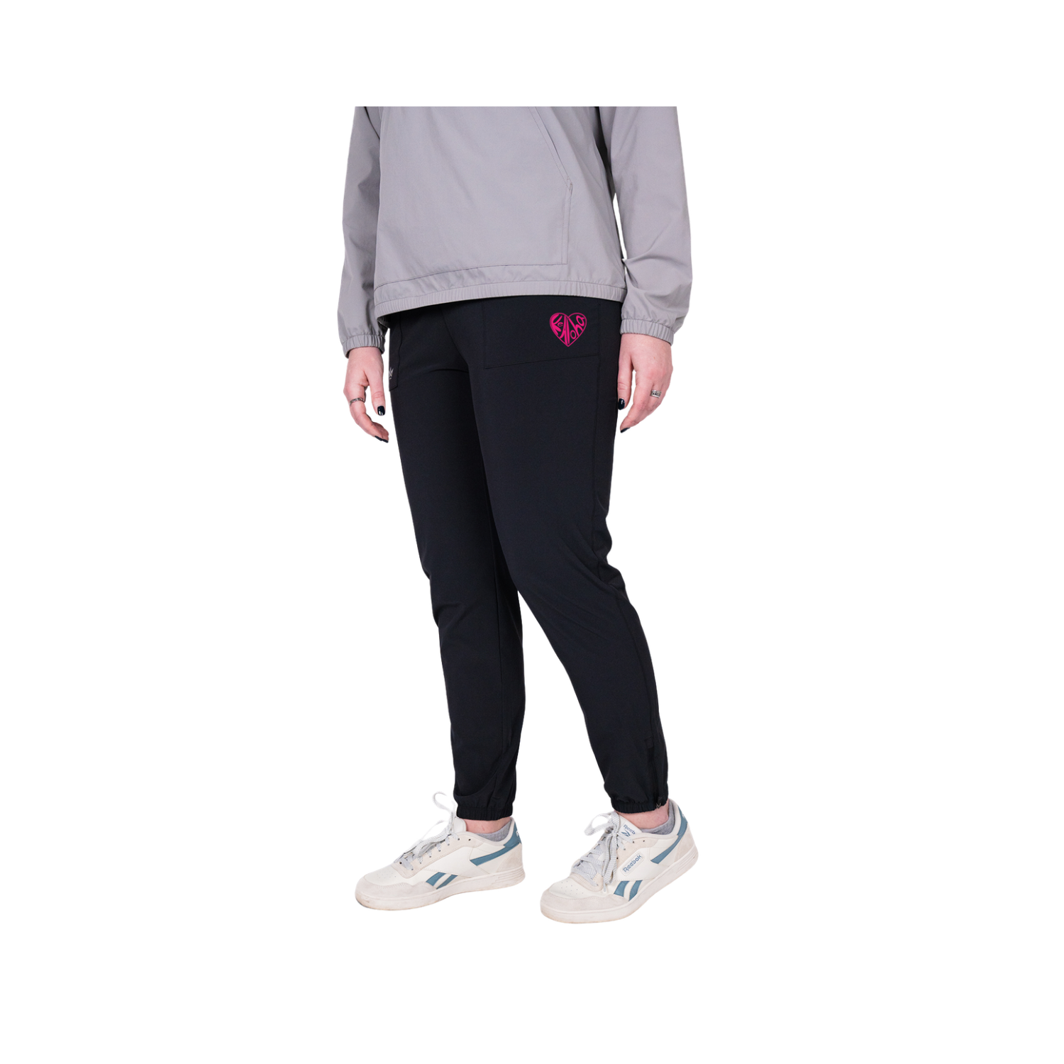 KEALOHA VOLLEYBALL GIRLS WOMEN'S RESILIENT JOGGER - ONYX