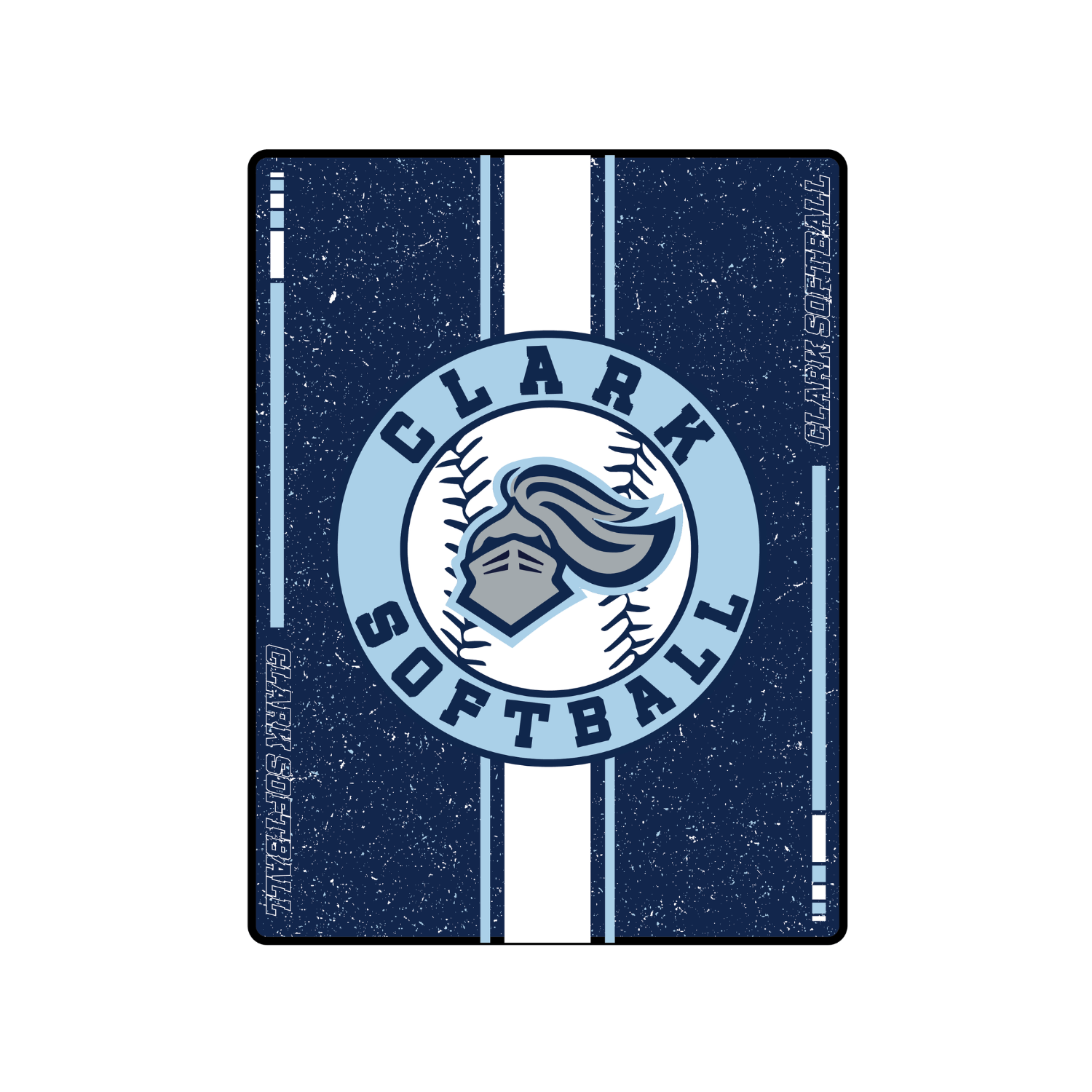 CLARK SOFTBALL HOLIDAY '25 BLANKET