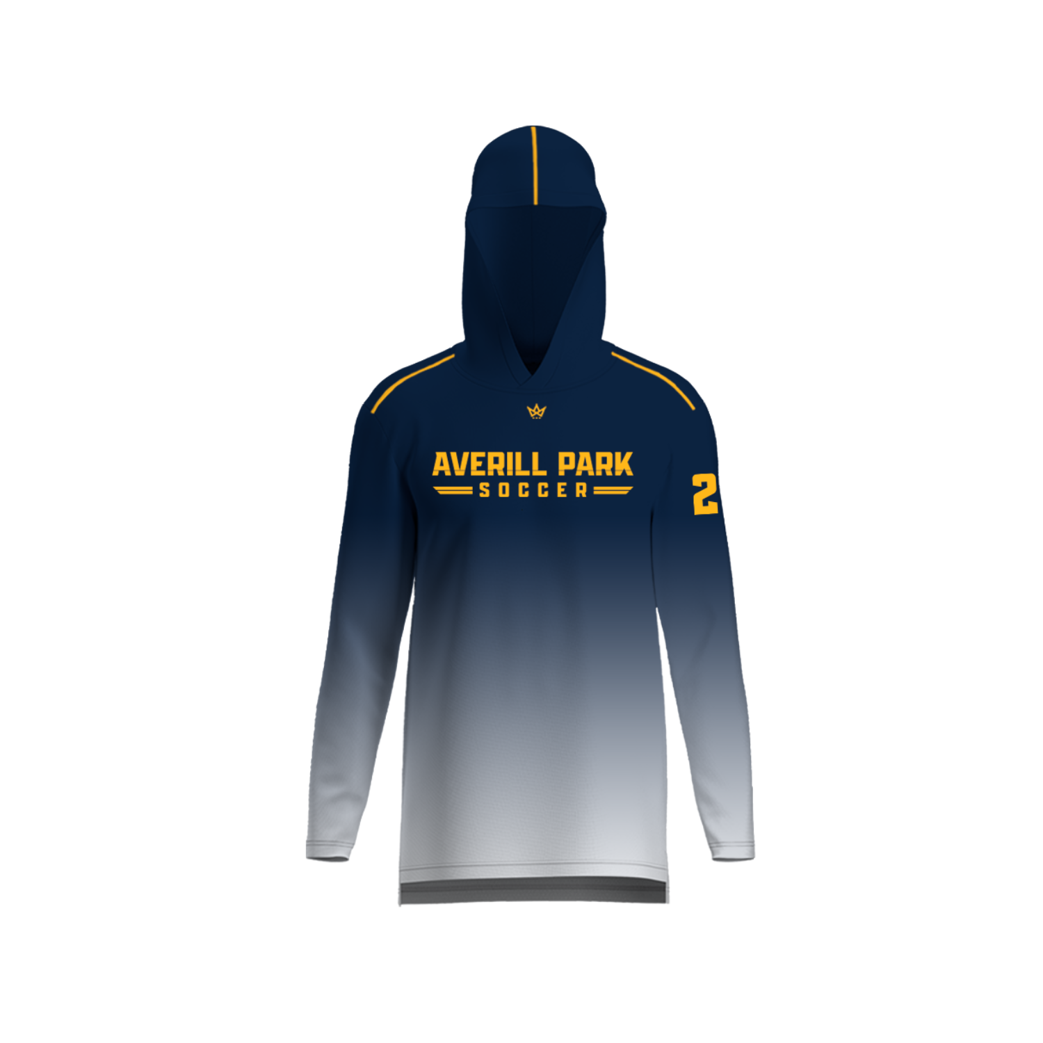 AVERILL PARK YOUTH SOCCER AURA LS HOODIE [NAVY FADE]