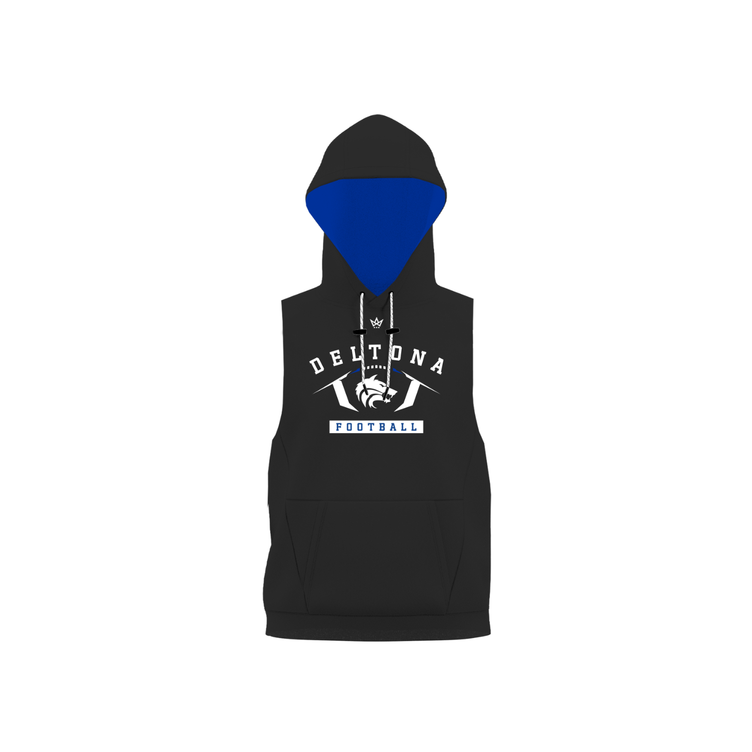 DELTONA HS FOOTBALL SUB PERFORMANCE FLEECE SLEEVELESS HOODIE