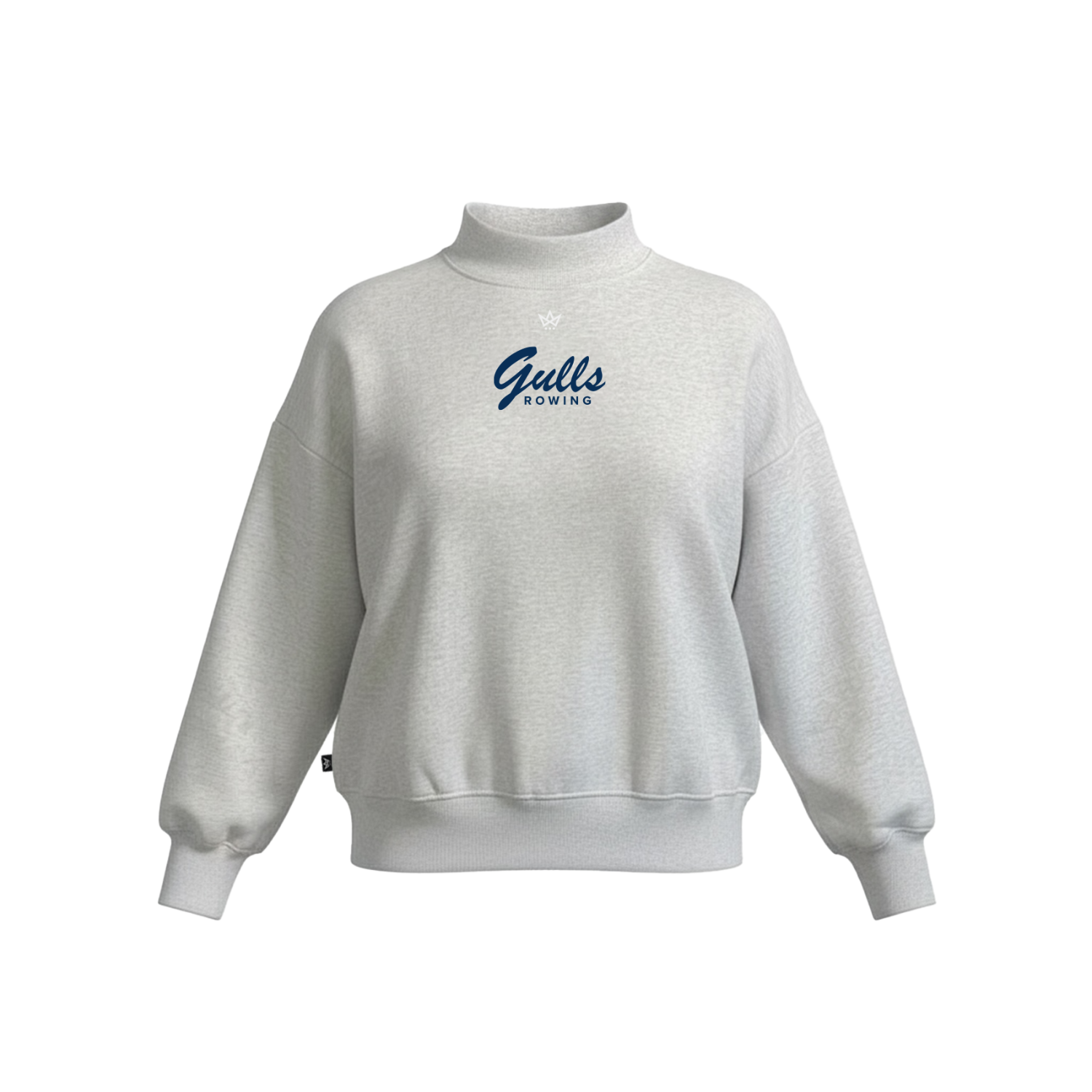 ENDICOTT ROWING WOMEN'S COTTON FLEECE MOCKNECK