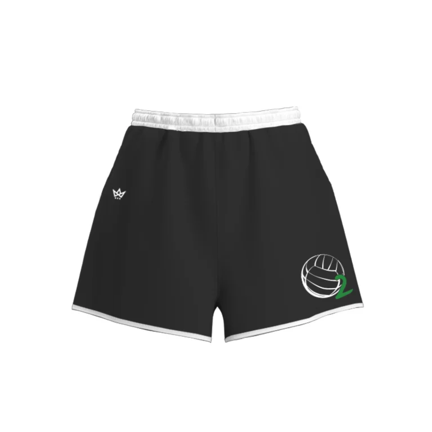 OXYGEN VOLLEYBALL CLUB WOMEN'S SUB ASCENSION SHORTS [BLACK]