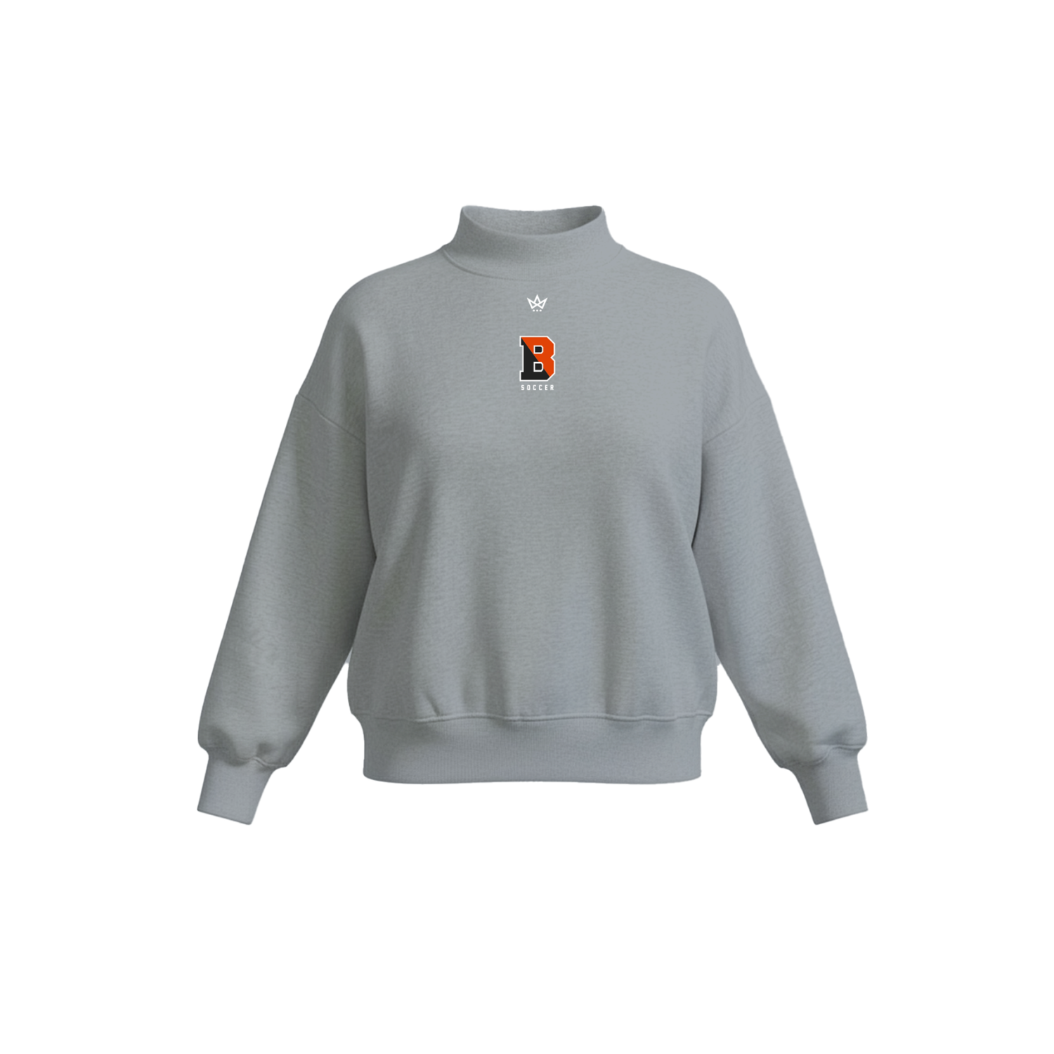 BETHLEHEM SOCCER WOMEN'S COTTON FLEECE MOCKNECK