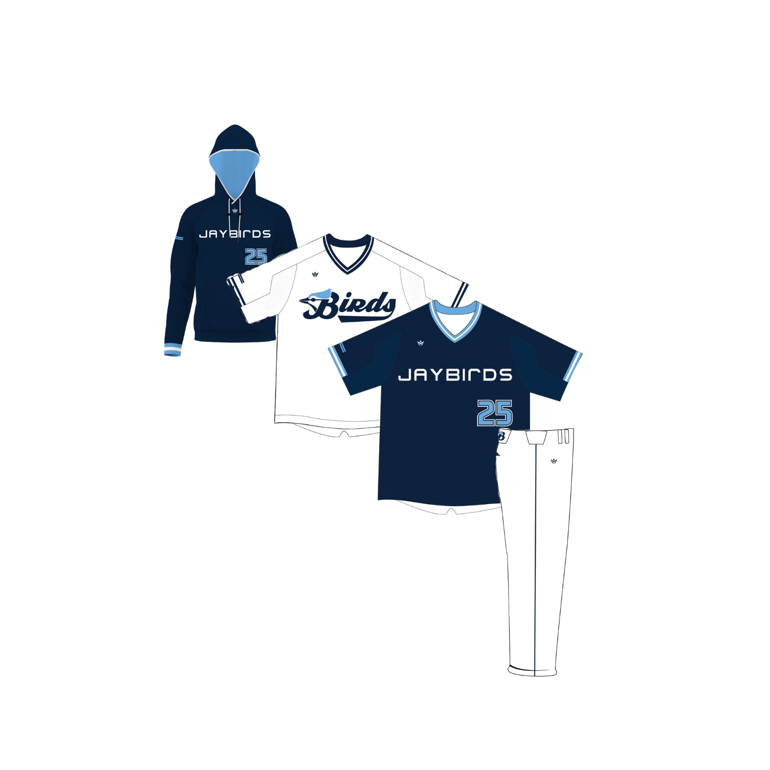 JAYBIRD BASEBALL PLAYER PACK - LONG PANTS