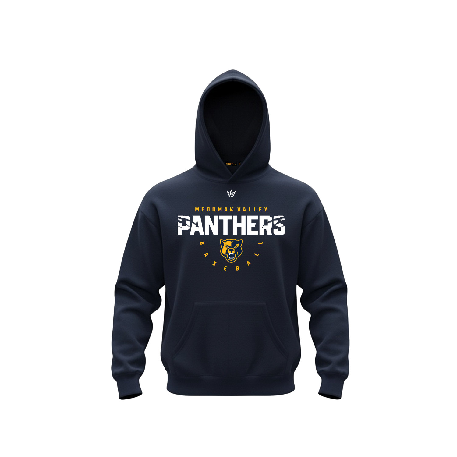 MEDOMAK VALLEY BASEBALL ACCESS COTTON FLEECE HOODIE [NAVY]