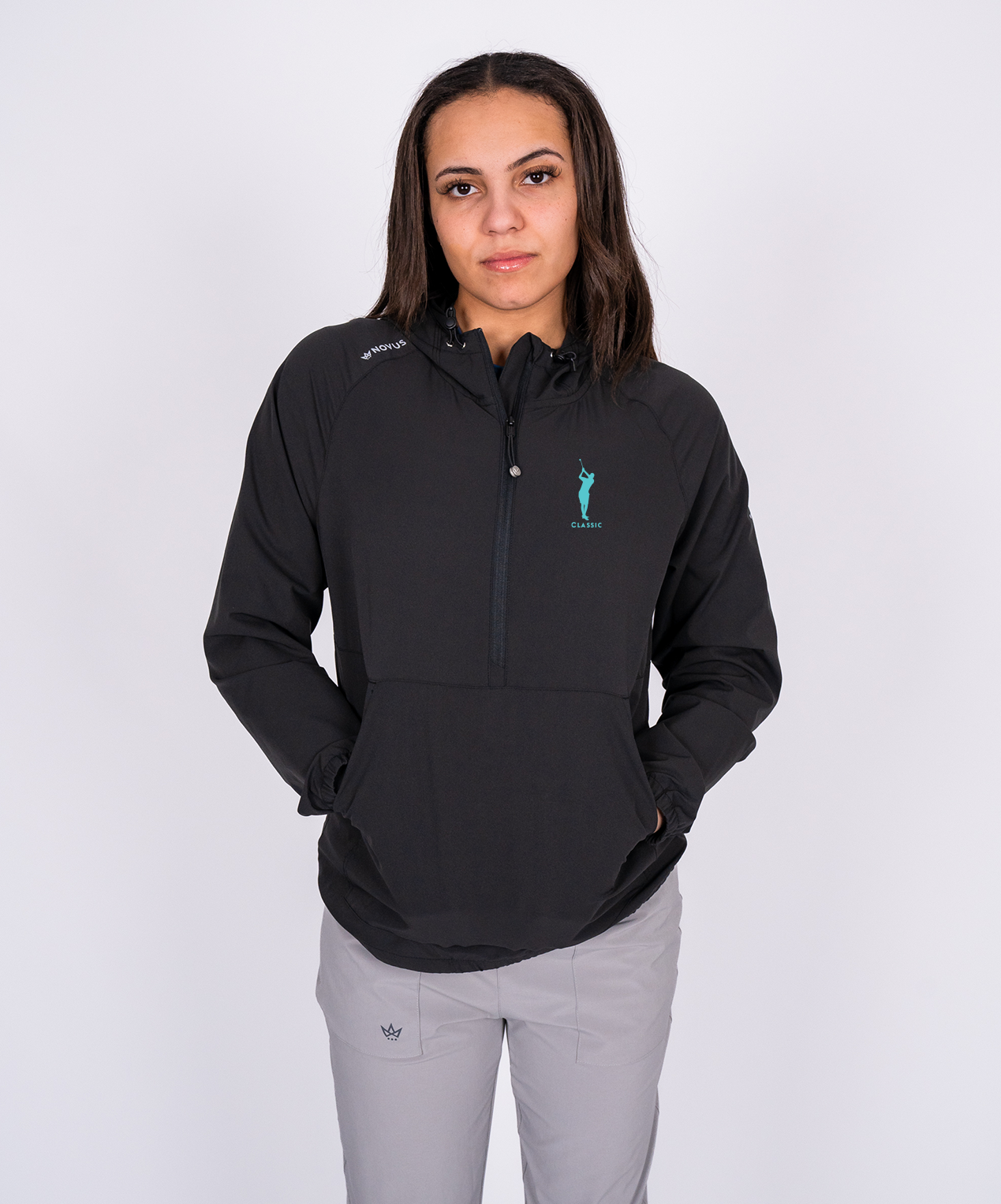 THE CHRISTL CLASSIC WOMEN'S RESILIENT ANORAK - ONYX