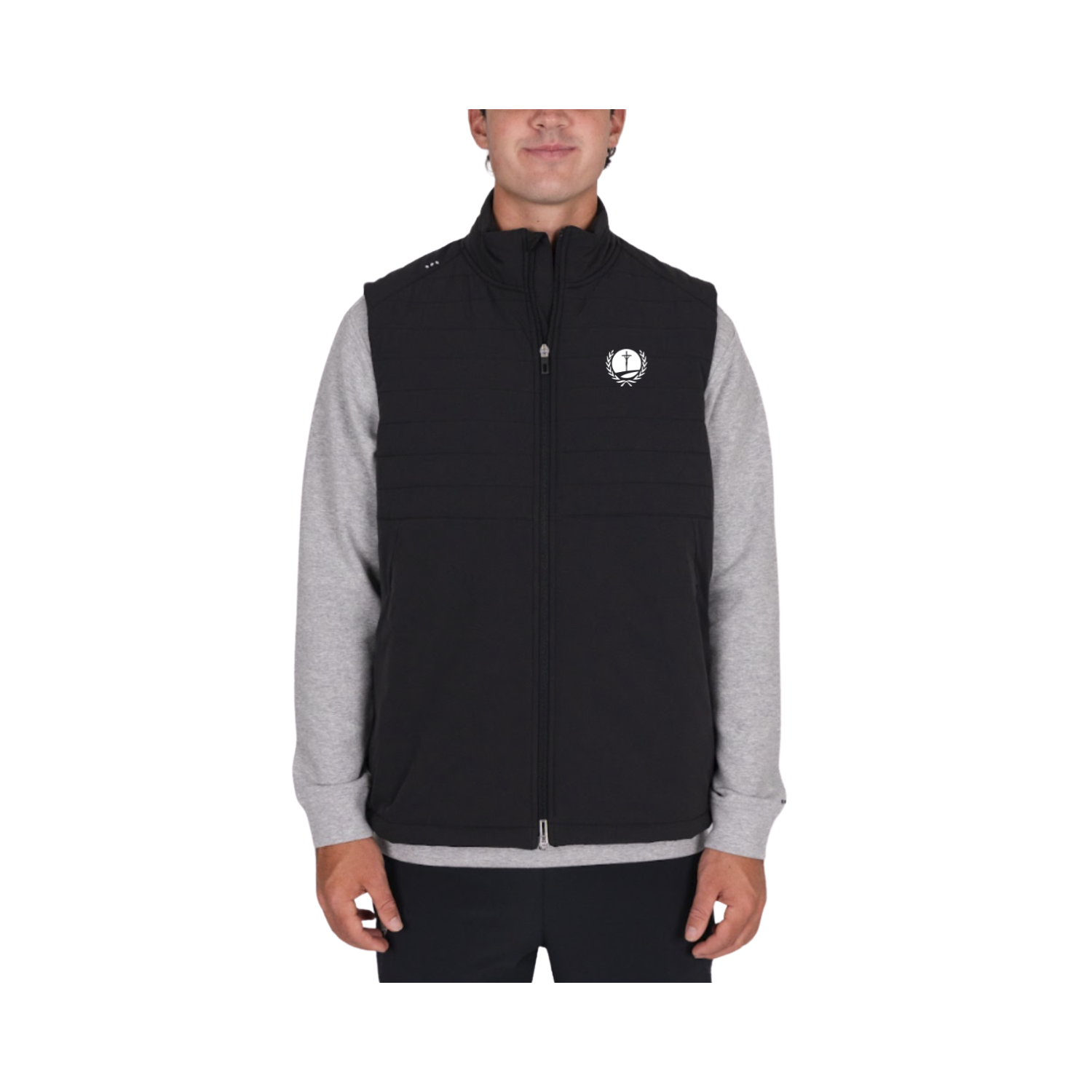 FOCUS GREEK RESILIENT PUFFER VEST - ONYX