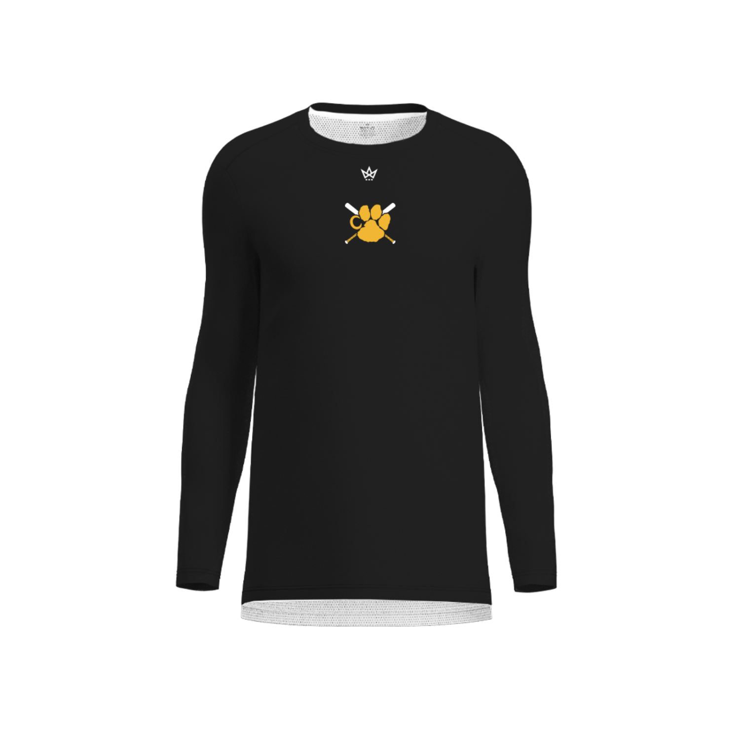 CRESCENT HS BASEBALL AURA LS [BLACK]