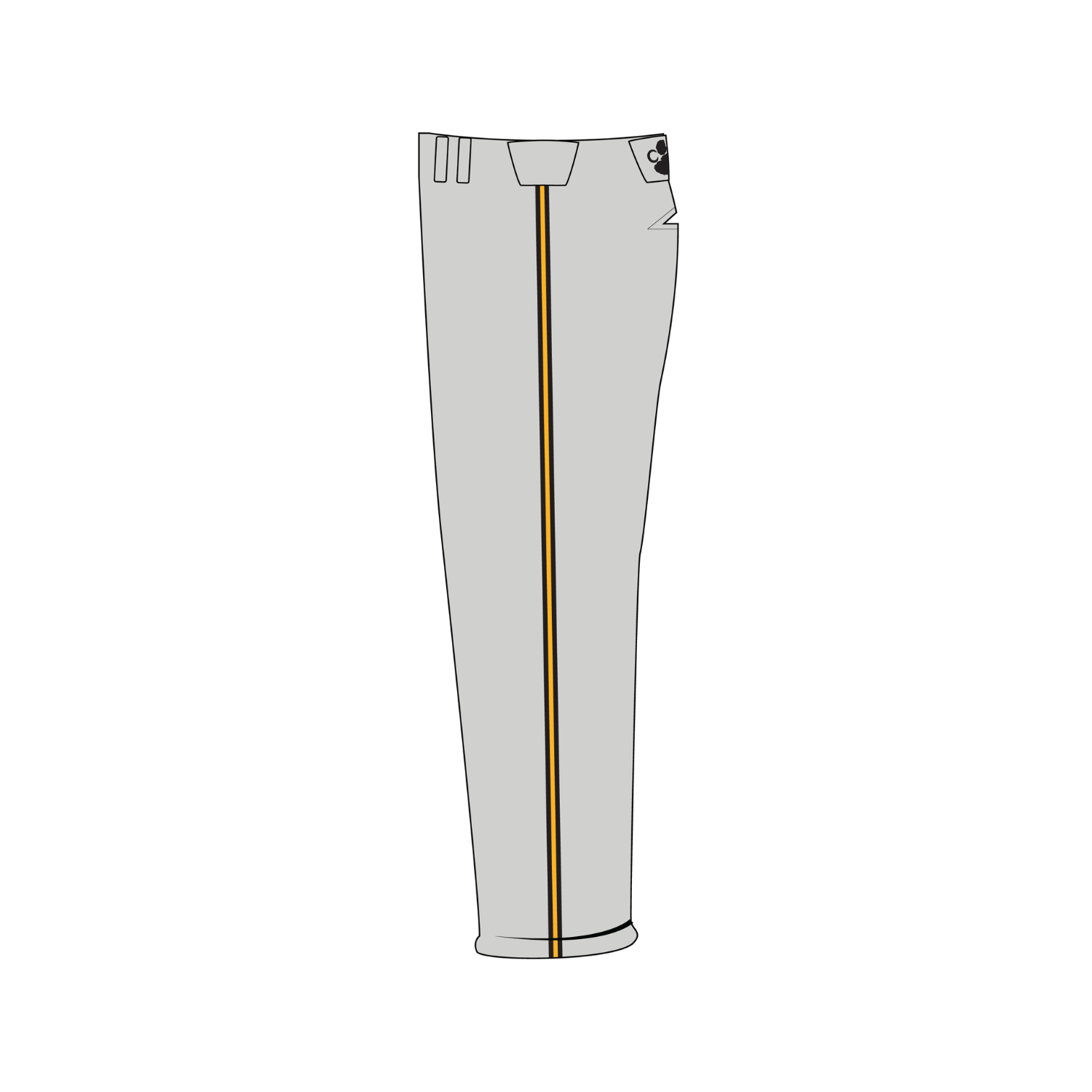 CRESCENT HS BASEBALL BASEBALL LONG PANTS [GREY]