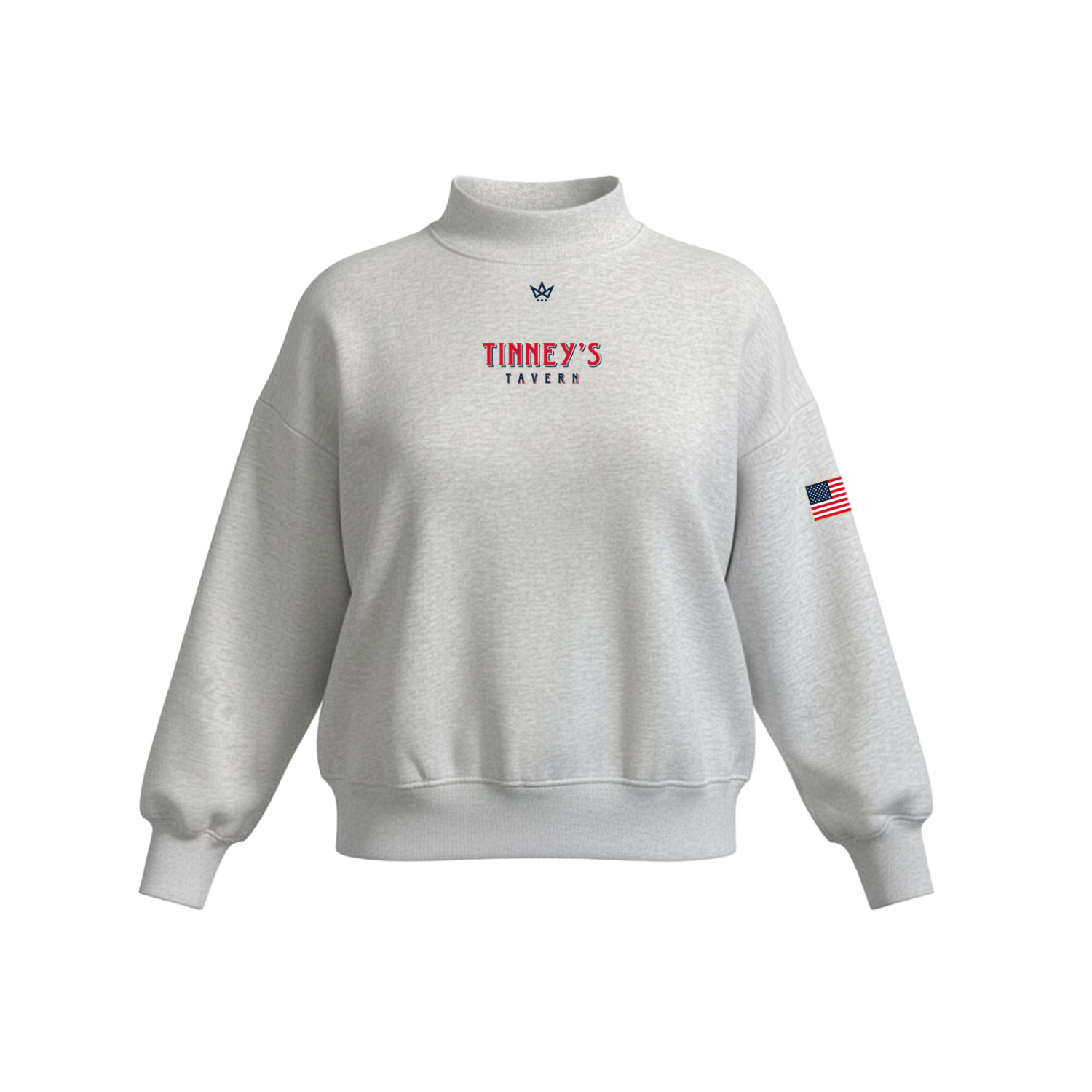 TINNEY'S 2026 WOMEN'S COTTON FLEECE MOCKNECK