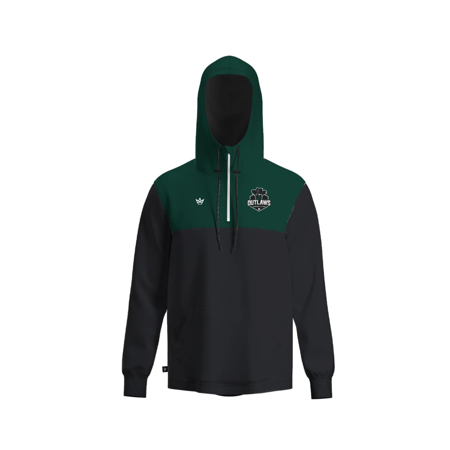 OUTLAWS BASEBALL PANELED HOODIE