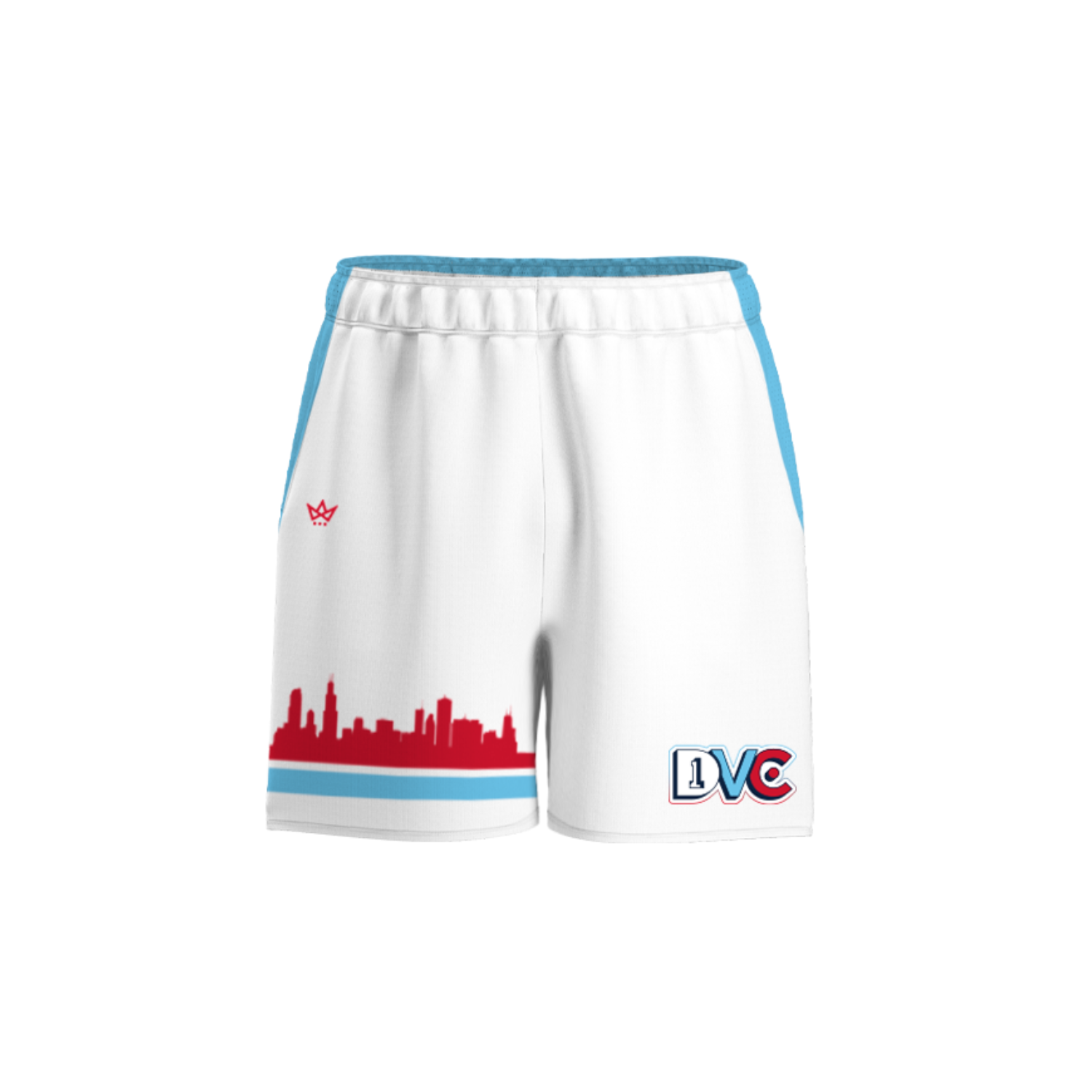 DRIVE VOLLEYBALL CLUB VOLLEYBALL 7" VENTUS SHORTS - WHITE