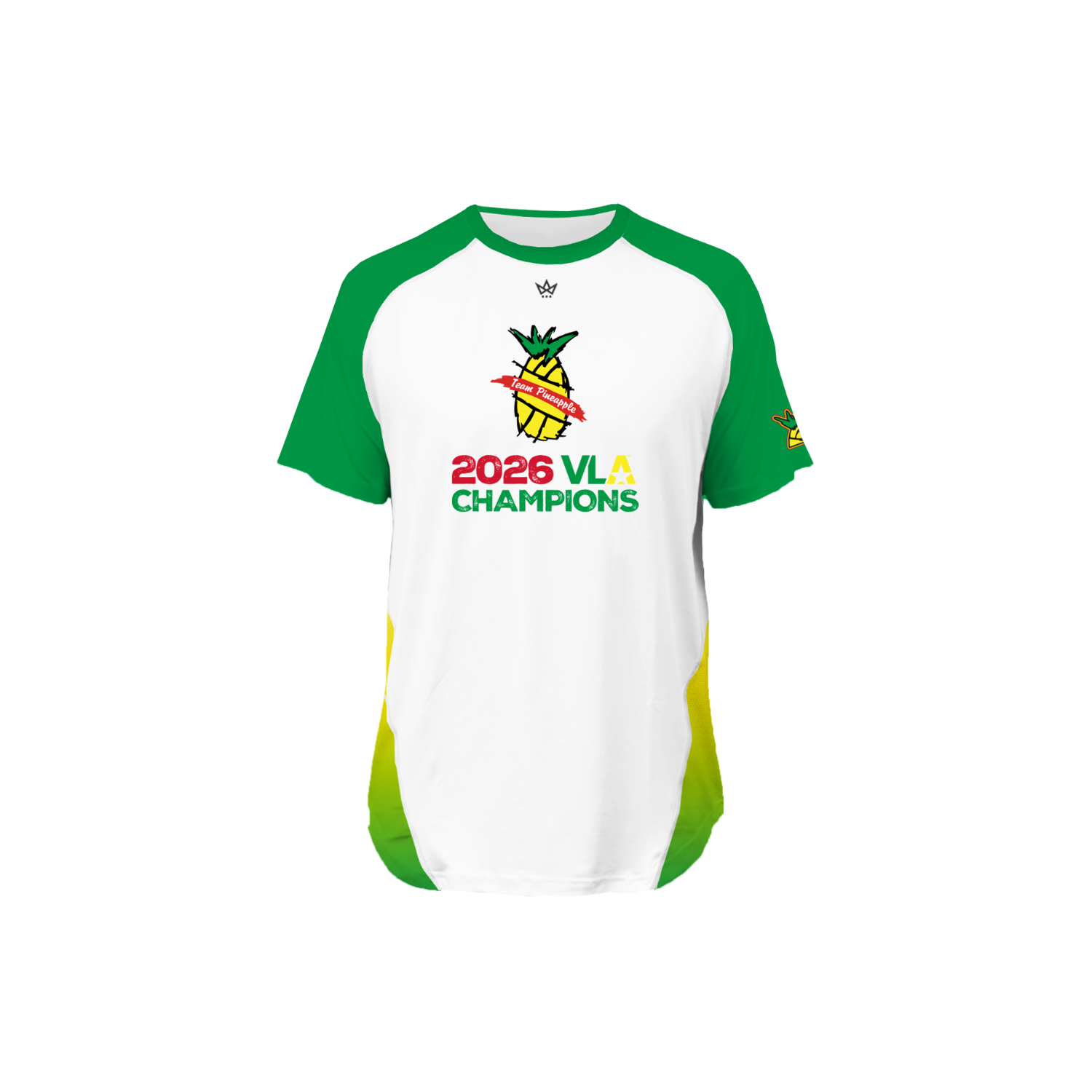 TEAM PINEAPPLE VLA '26 PRO VENTED SS TEE - WHITE