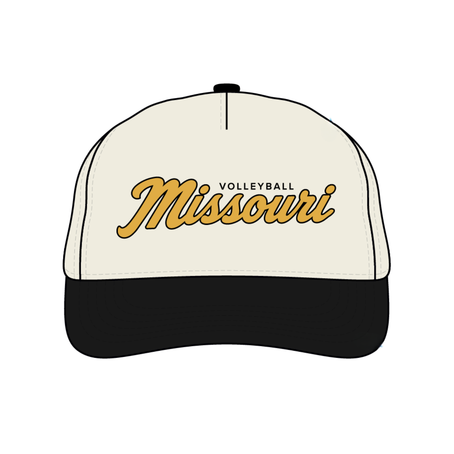 MIZZOU VOLLEYBALL STRUCTURED 5-PANEL SNAPBACK
