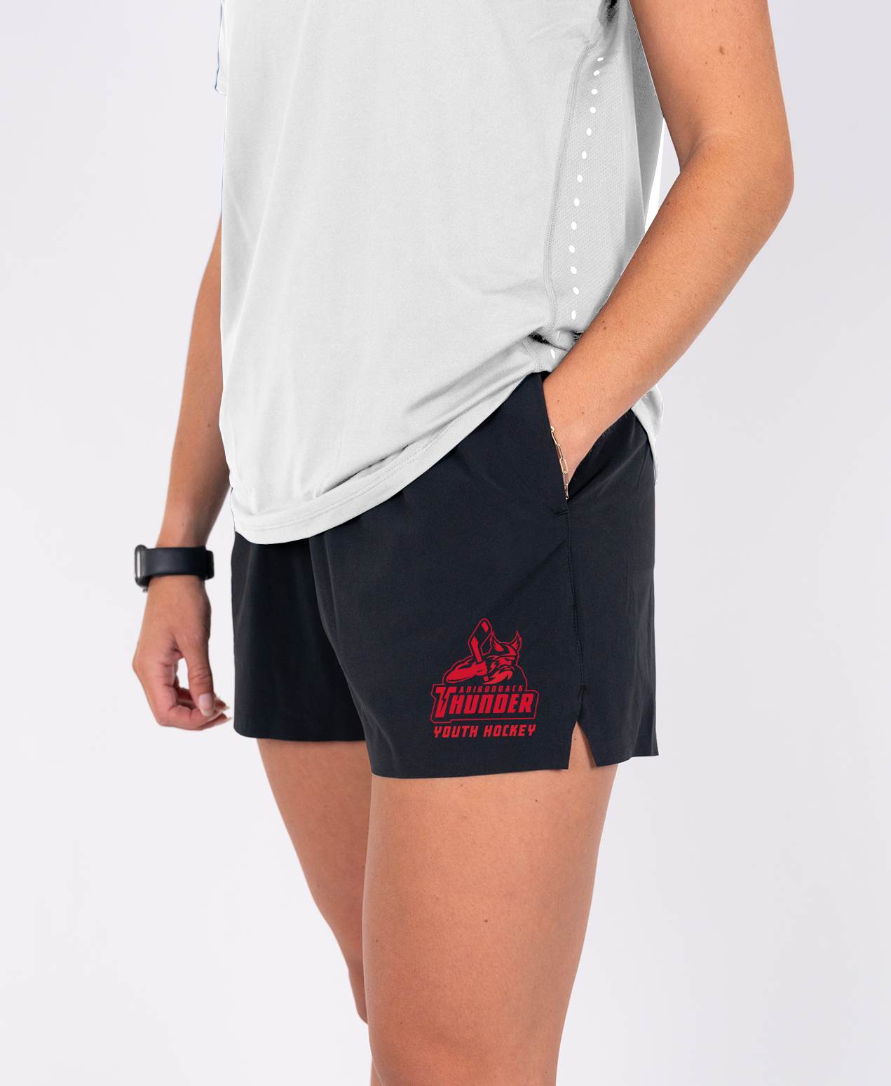 AYHA HOCKEY ASSOCIATION - THUNDER WOMEN'S TRAINING SHORT - ONYX