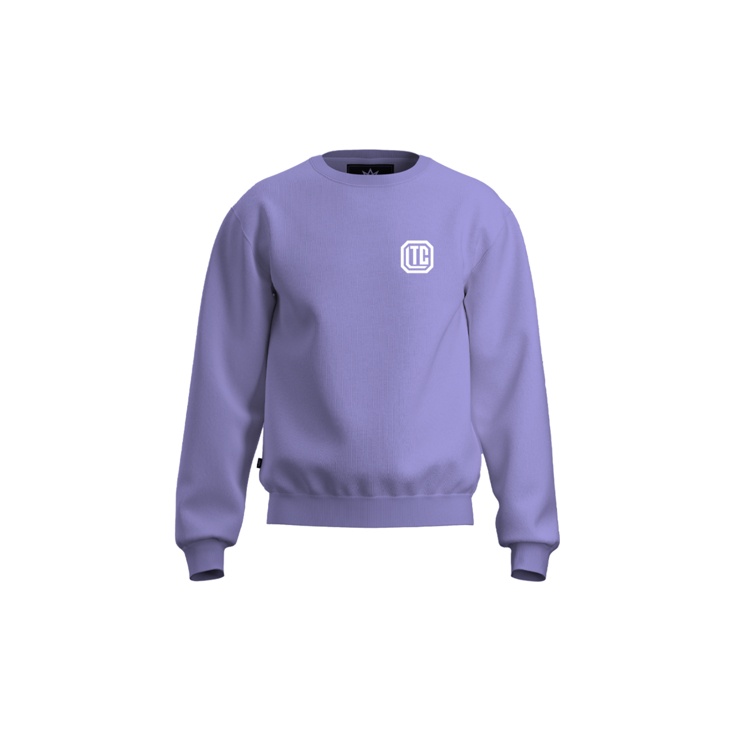 ORANGE LAWN TENNIS CLUB COTTON FLEECE CREWNECK - LAVENDER