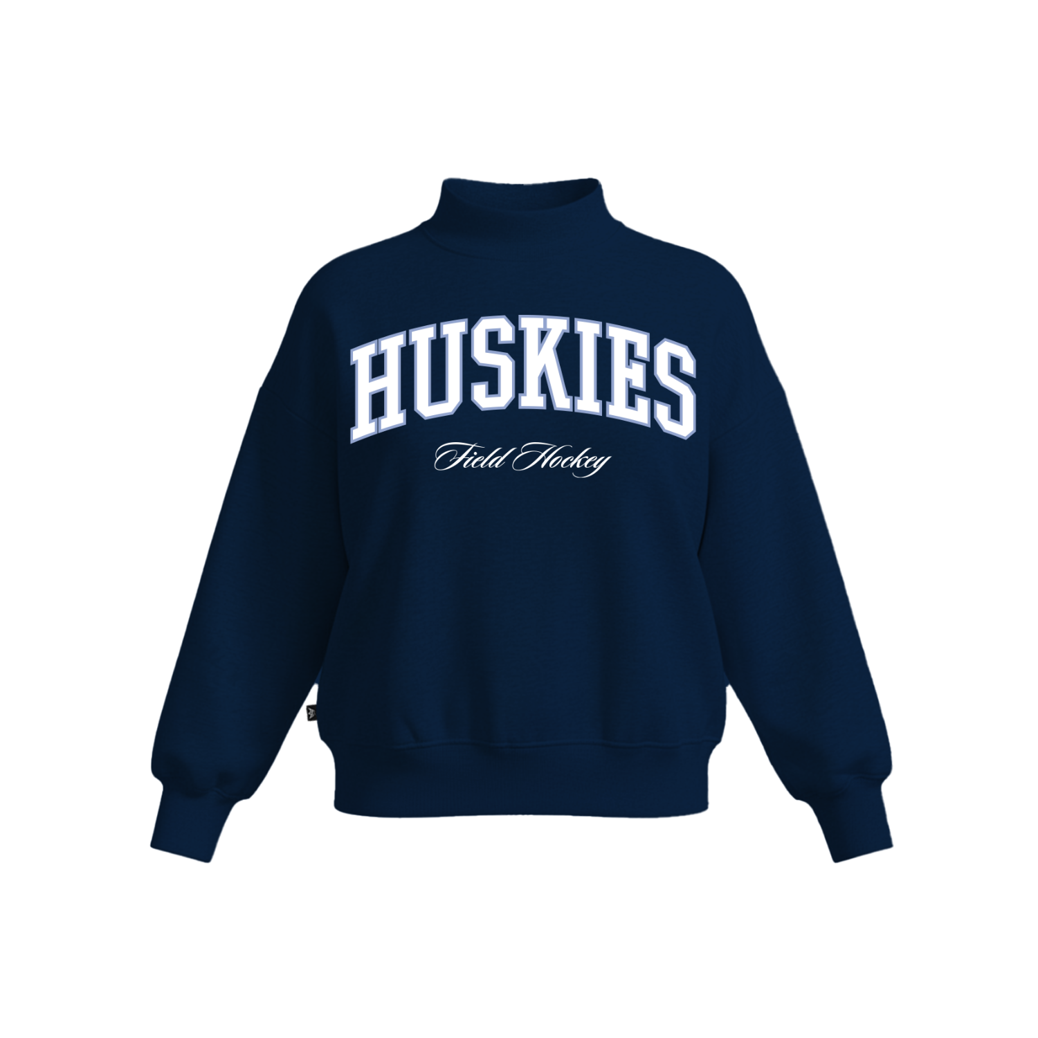 USM FIELD HOCKEY WOMEN'S COTTON FLEECE MOCKNECK - TT [NAVY]