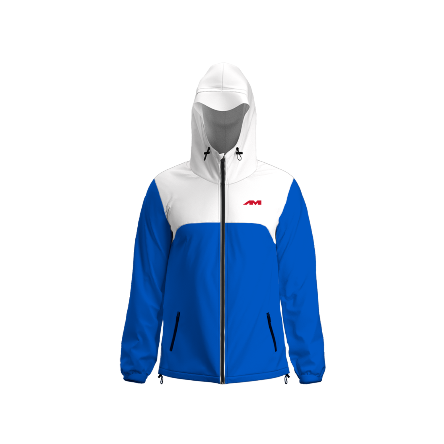 AMTS ELEMENT RAIN JACKET - ROYAL BLUE/WHITE (UNISEX)