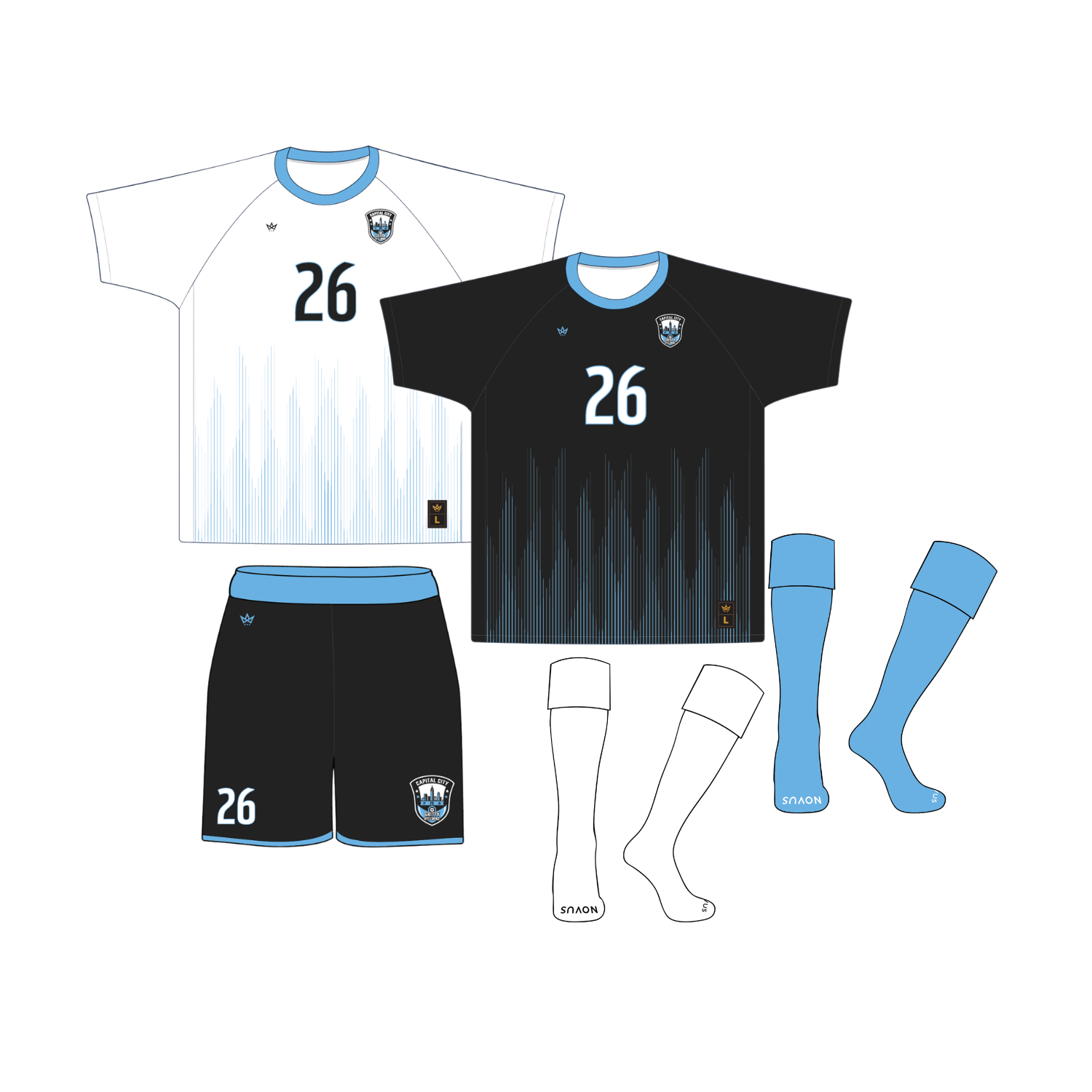CAPITAL CITY FC BOYS GAME KIT
