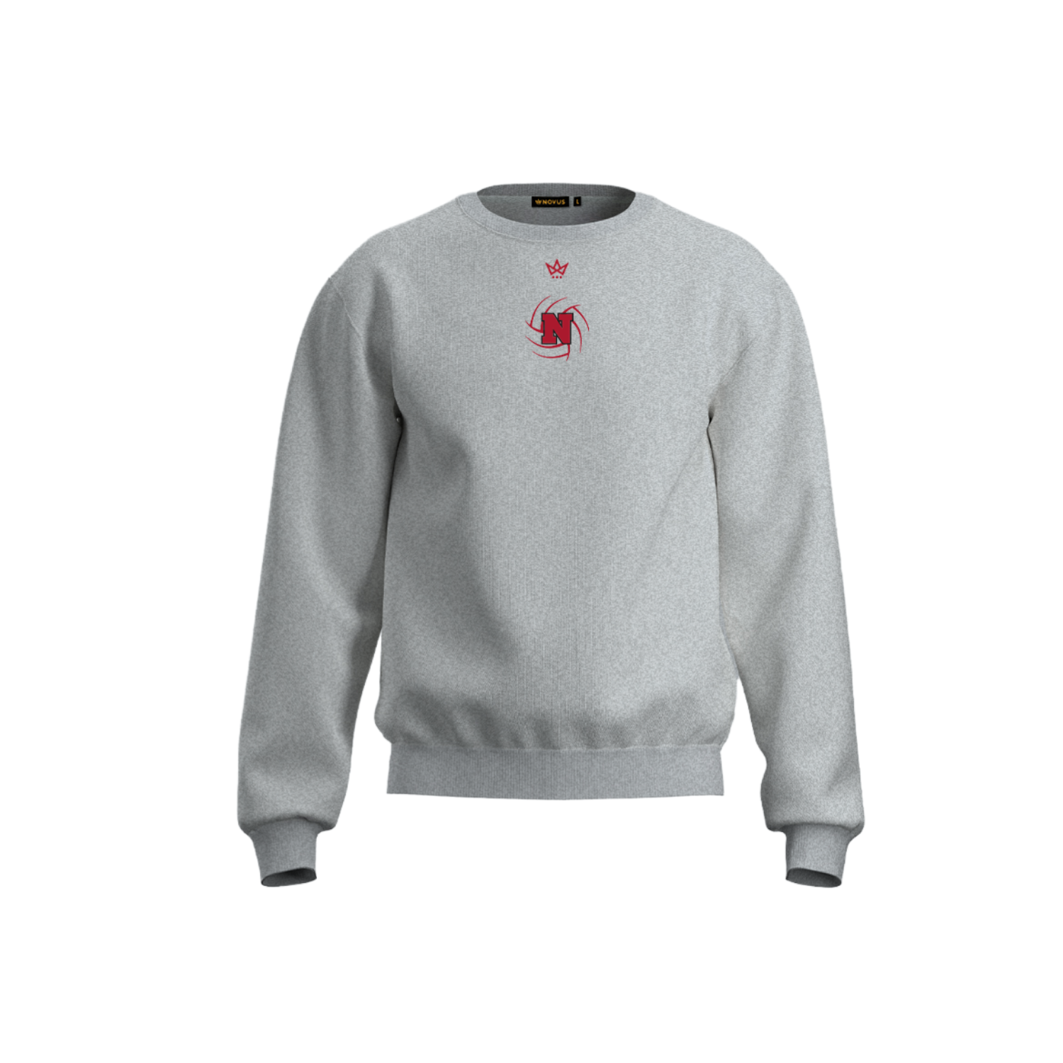 NISKAYUNA BOYS VOLLEYBALL ACCESS COTTON FLEECE CREWNECK [GRAY]