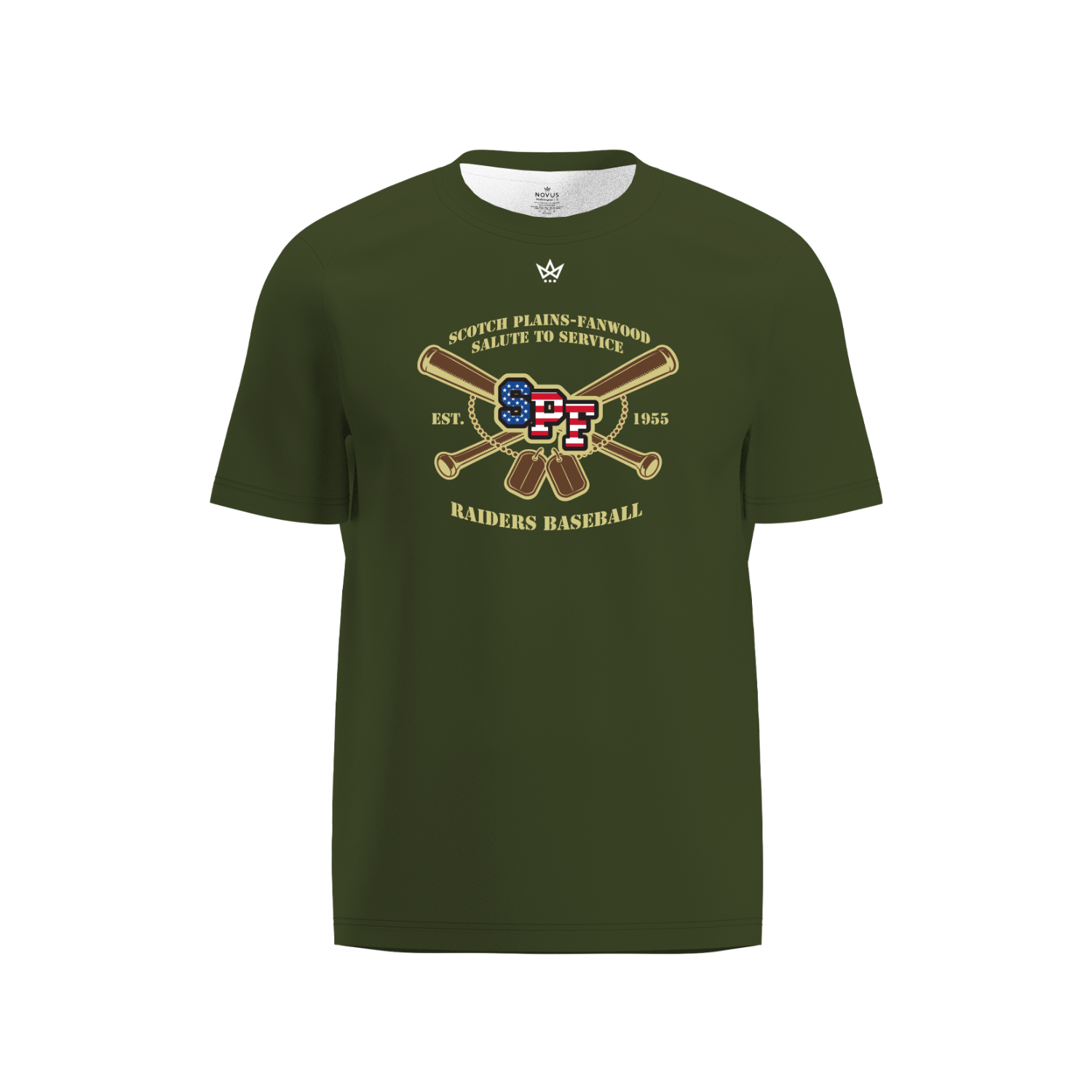 SPF SALUTE TO SERVICE PERFORMANCE SS TEE