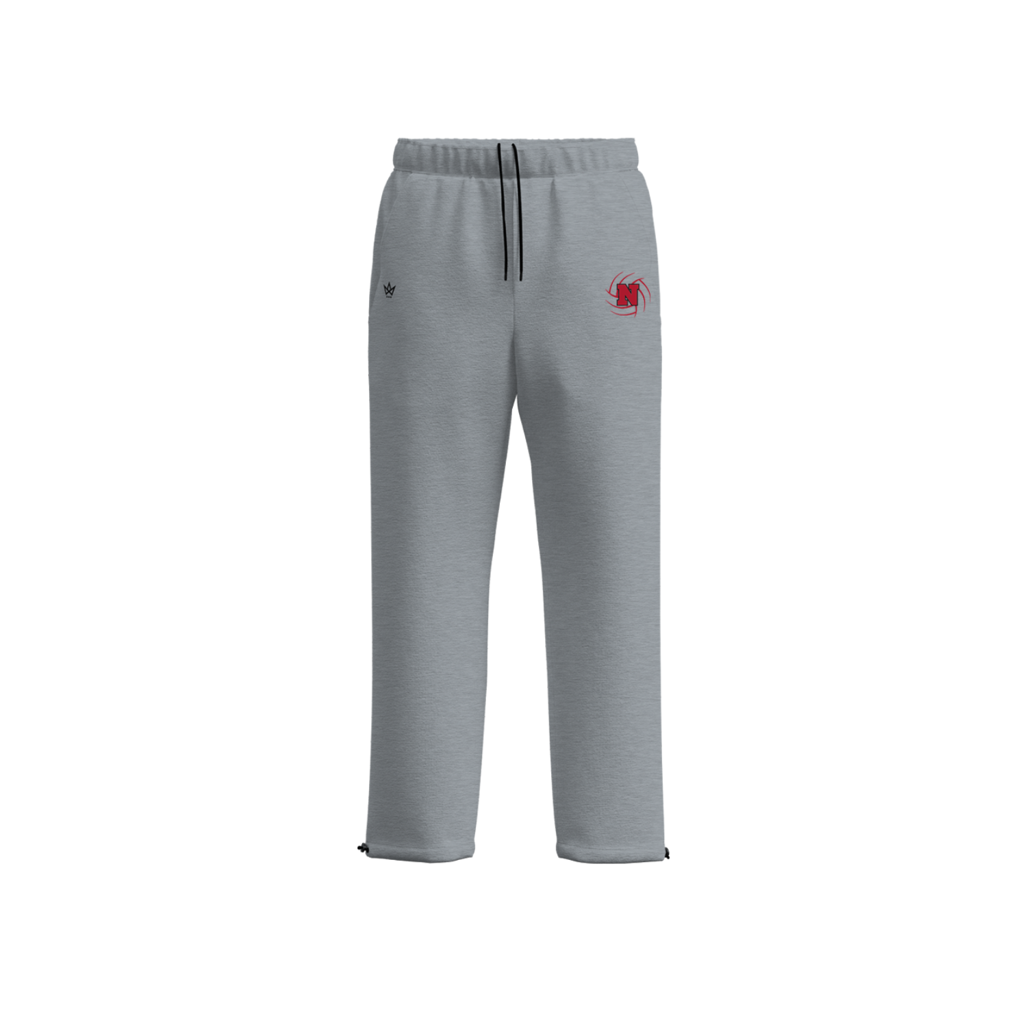 NISKAYUNA BOYS VOLLEYBALL COTTON FLEECE SWEATPANTS [GRAY]