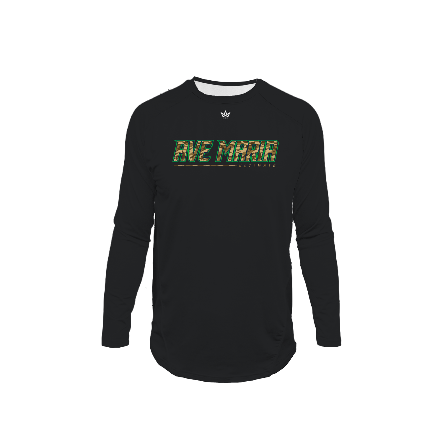 AVE MARIA UNIVERSITY ULTIMATE FRISBEE PRO VENTED LS [BLACK]