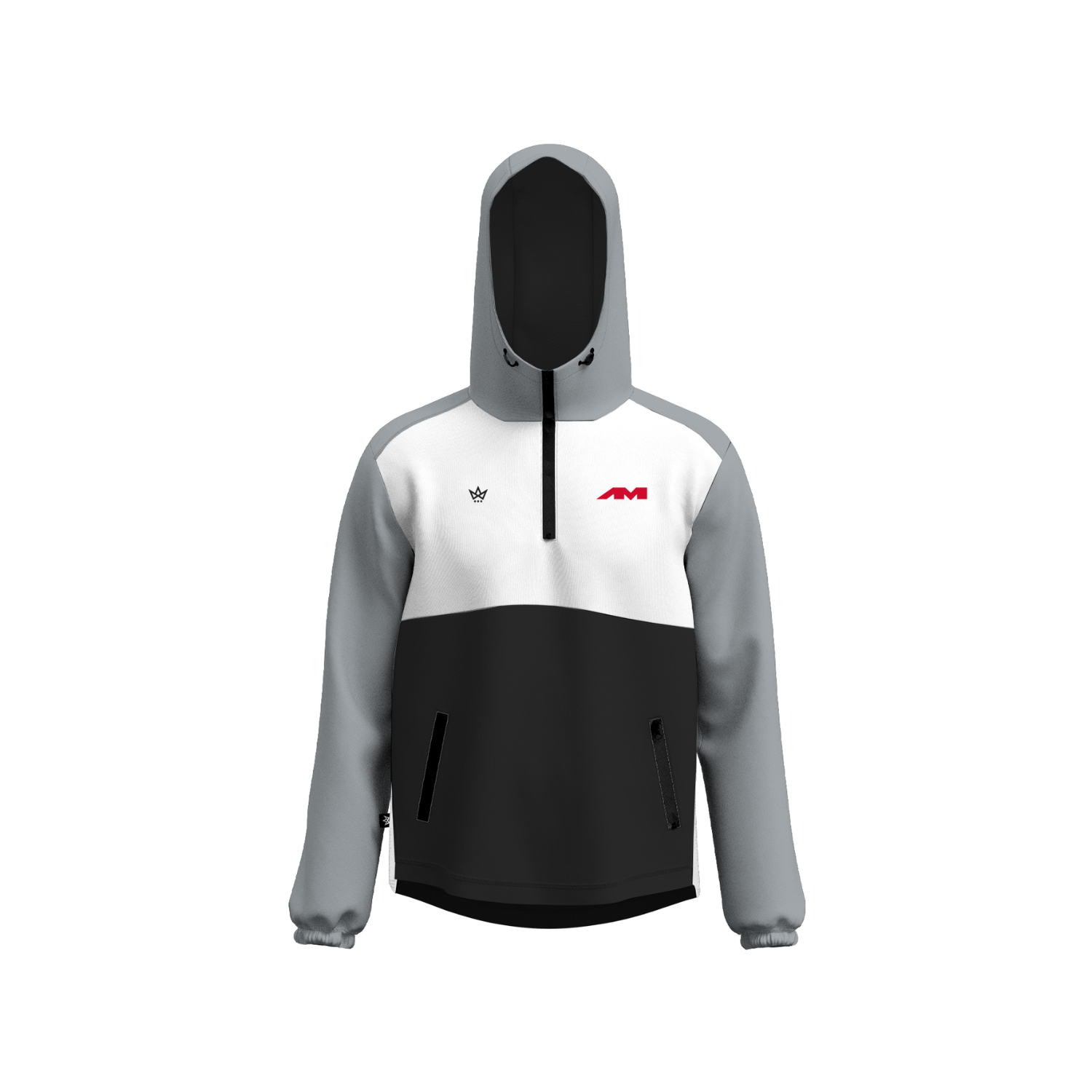 AMTS MEN'S VENTUS HOODIE - GREY/BLACK/WHITE