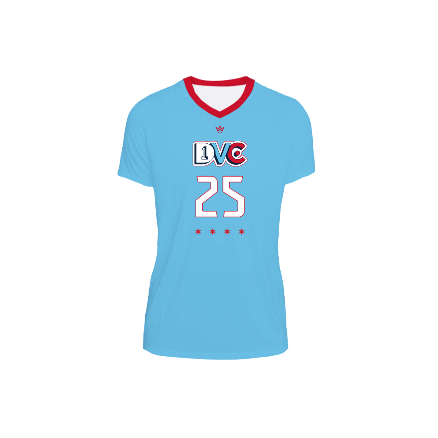 DRIVE VOLLEYBALL CLUB WOMEN'S PERFORMANCE V-NECK SS TEE JERSEY