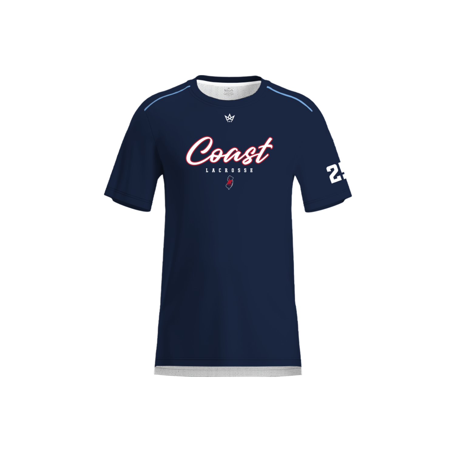 3D LACROSSE - COAST AURA TEE