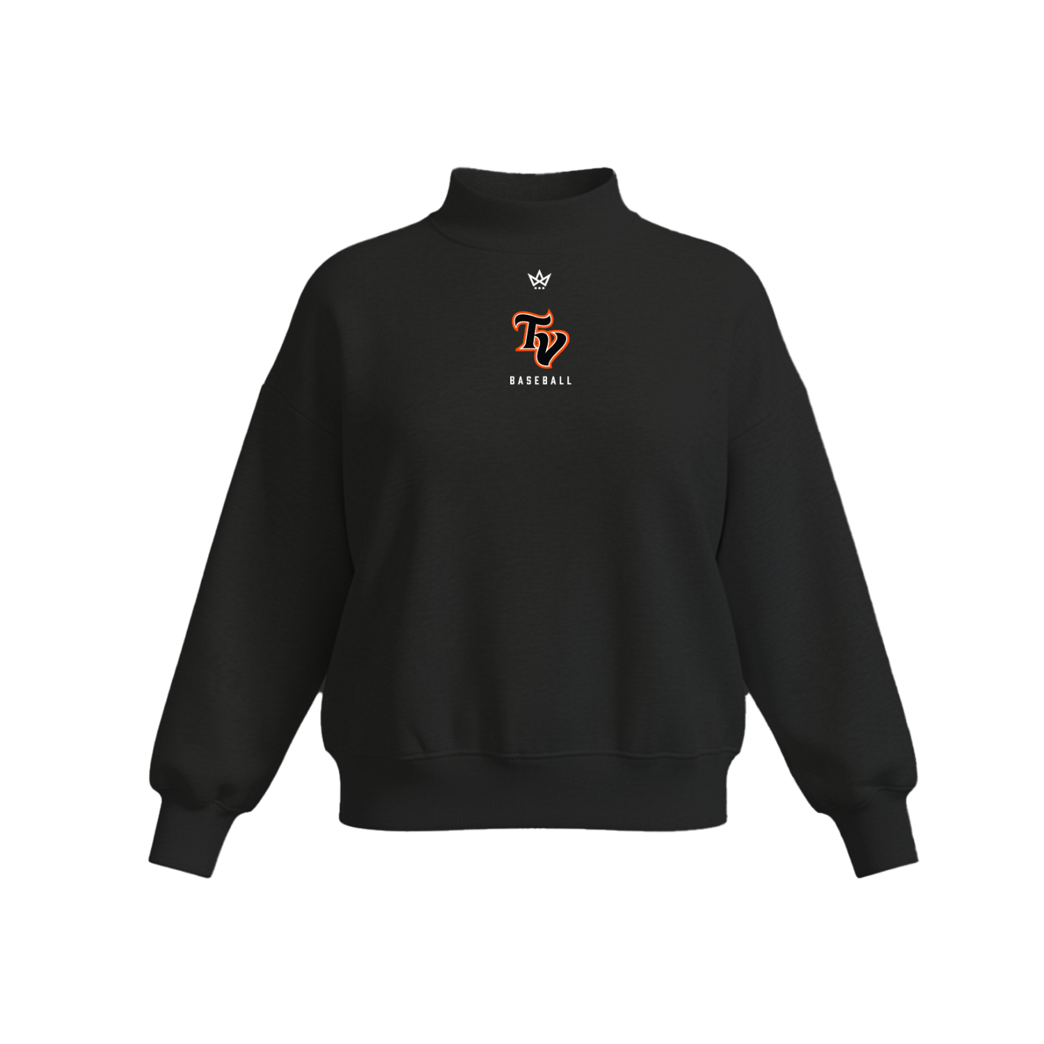 TVLL/BTB/BBC WOMEN'S COTTON FLEECE MOCKNECK - EMB [TVLL]